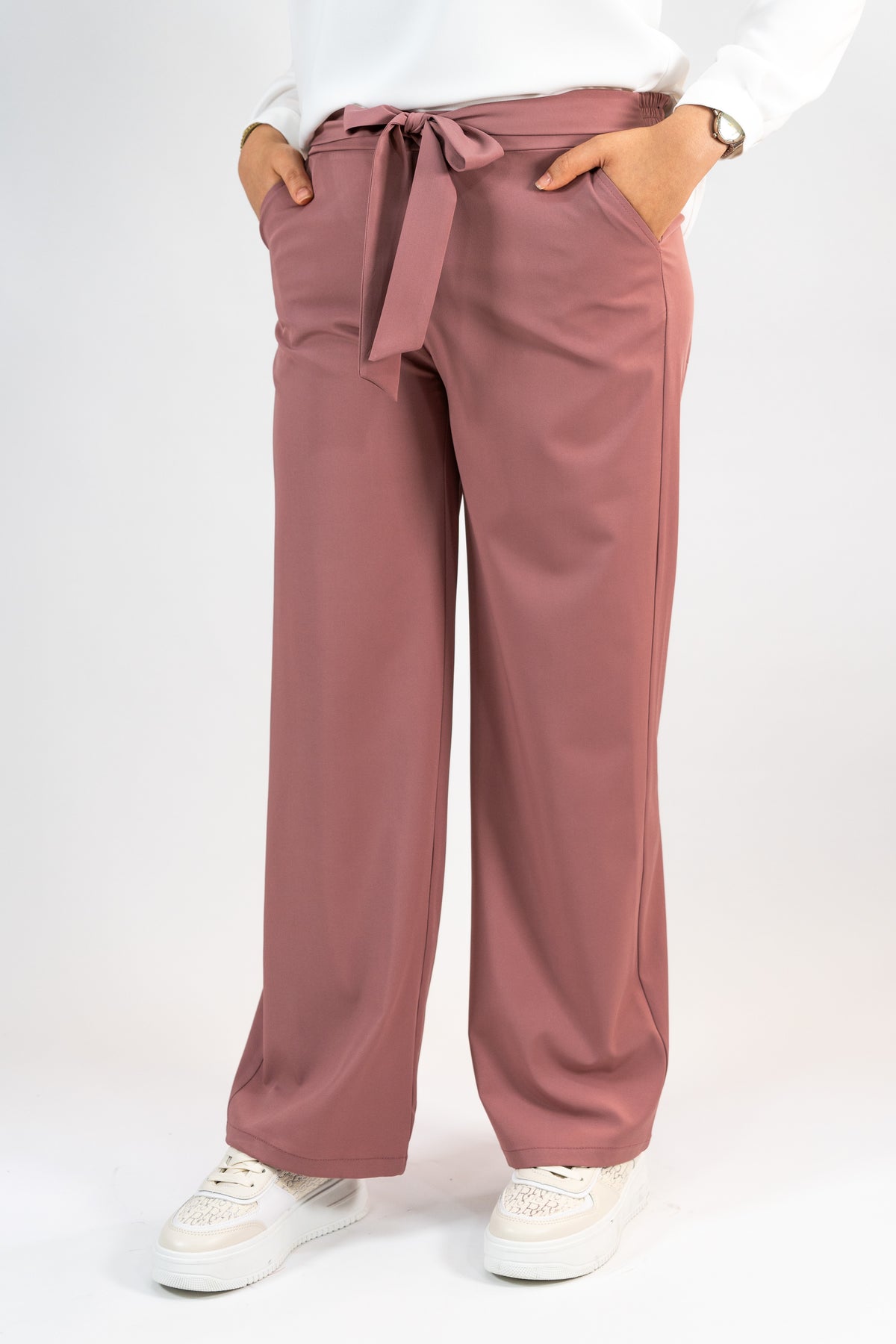 Pantalon Femme - Casual Large - Crêpe Prada