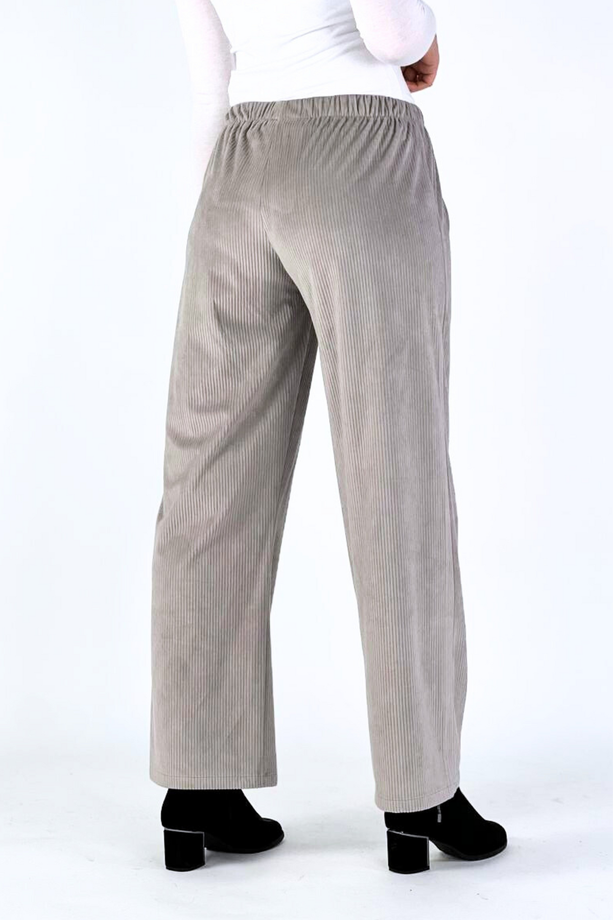 Pantalon Femme - Casual Large - Velours Côtelé Doux