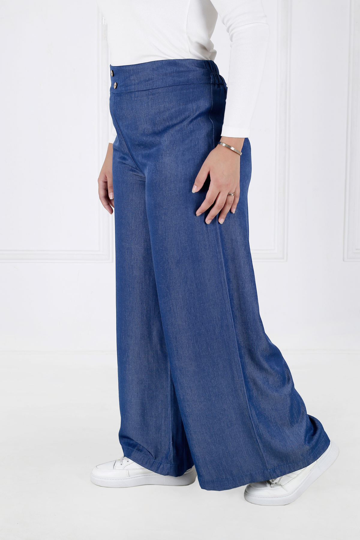 Pantalon Femme - Pantalon Jupe - Jean Tencel