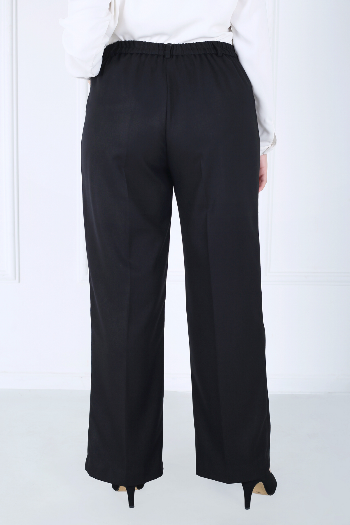 Pantalon Femme - Classique Large Chaud - Flanelle Drapée