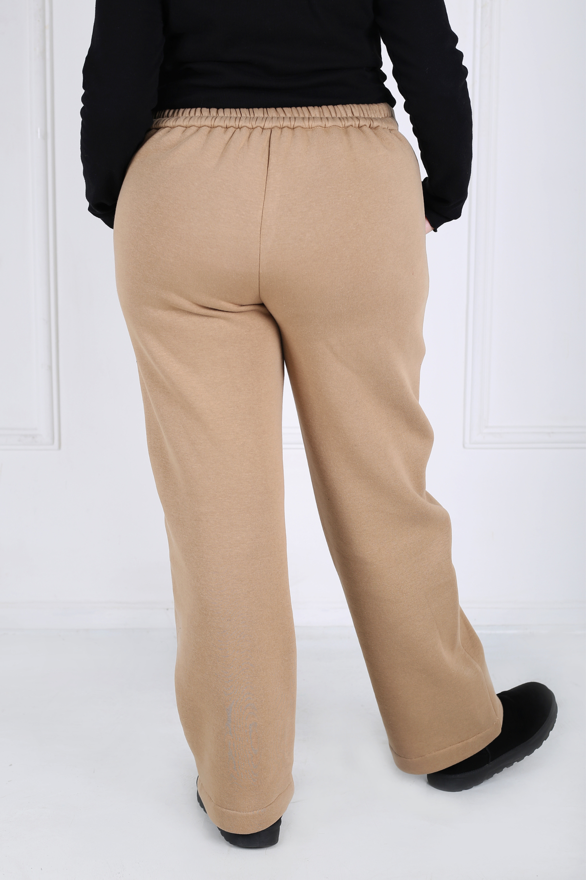 Pantalon Femme - Droit Poches Zippées - Molleton Gratté Chaud 🔥