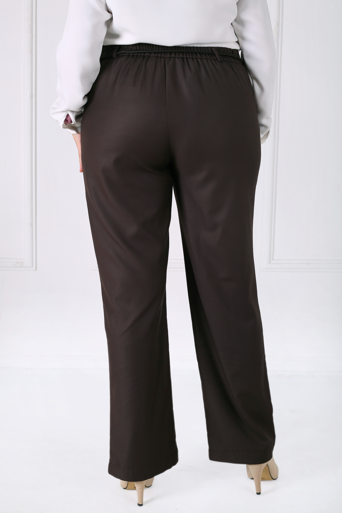 Pantalon Femme - Classique Droit à Majdoul - Twill Léger