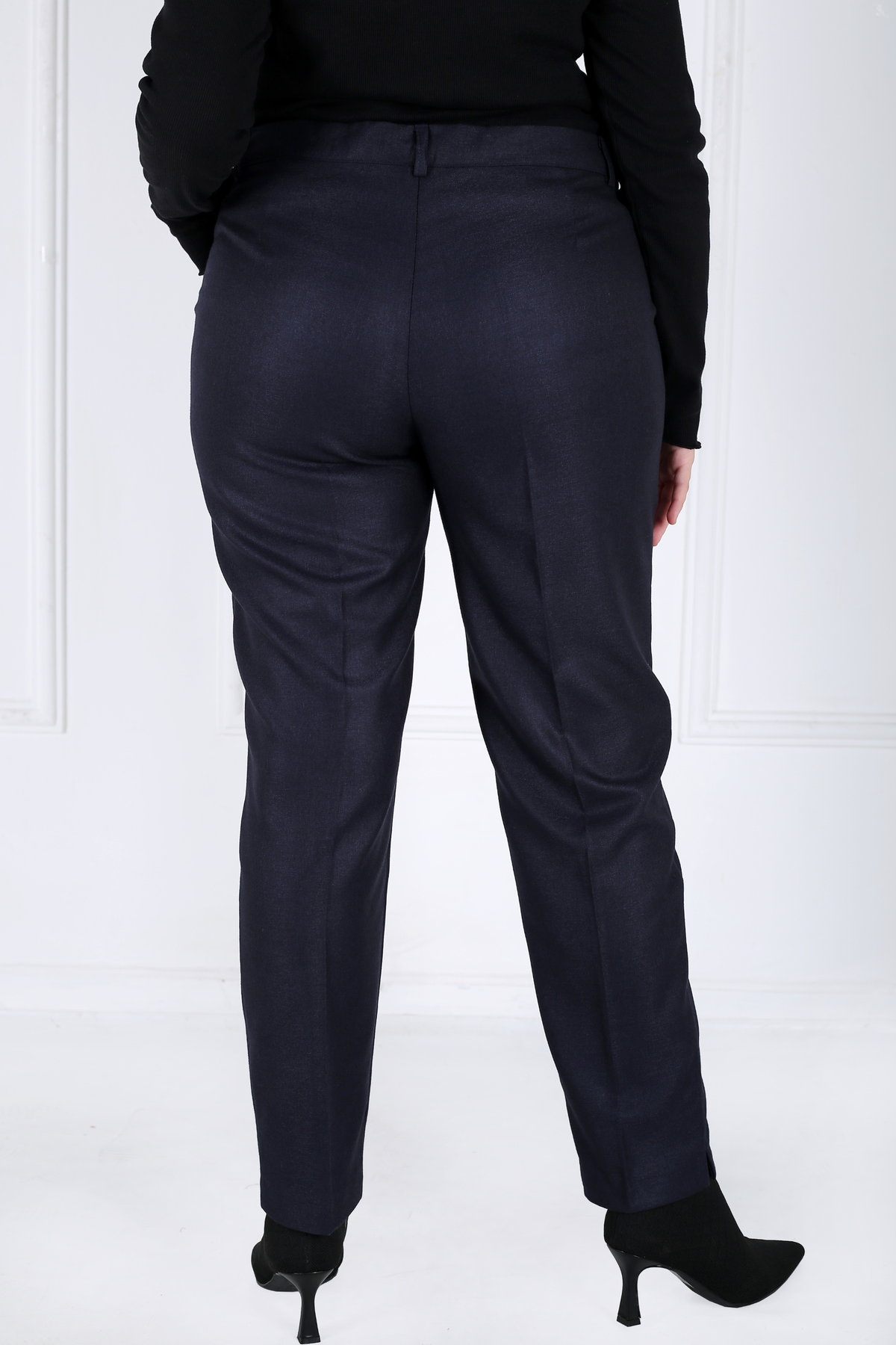 Pantalon Femme - Classique à Fentes Chaud - Flanelle Drapée