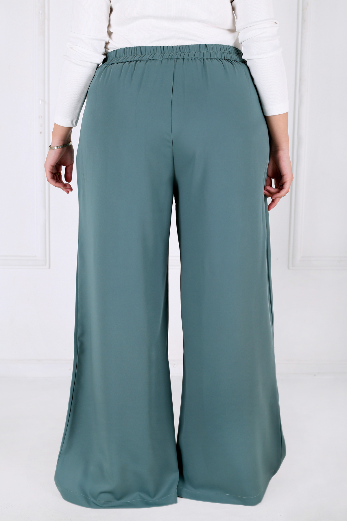 Pantalon Femme - Pantalon Jupe à  Grands Plis - Crêpe Pradda