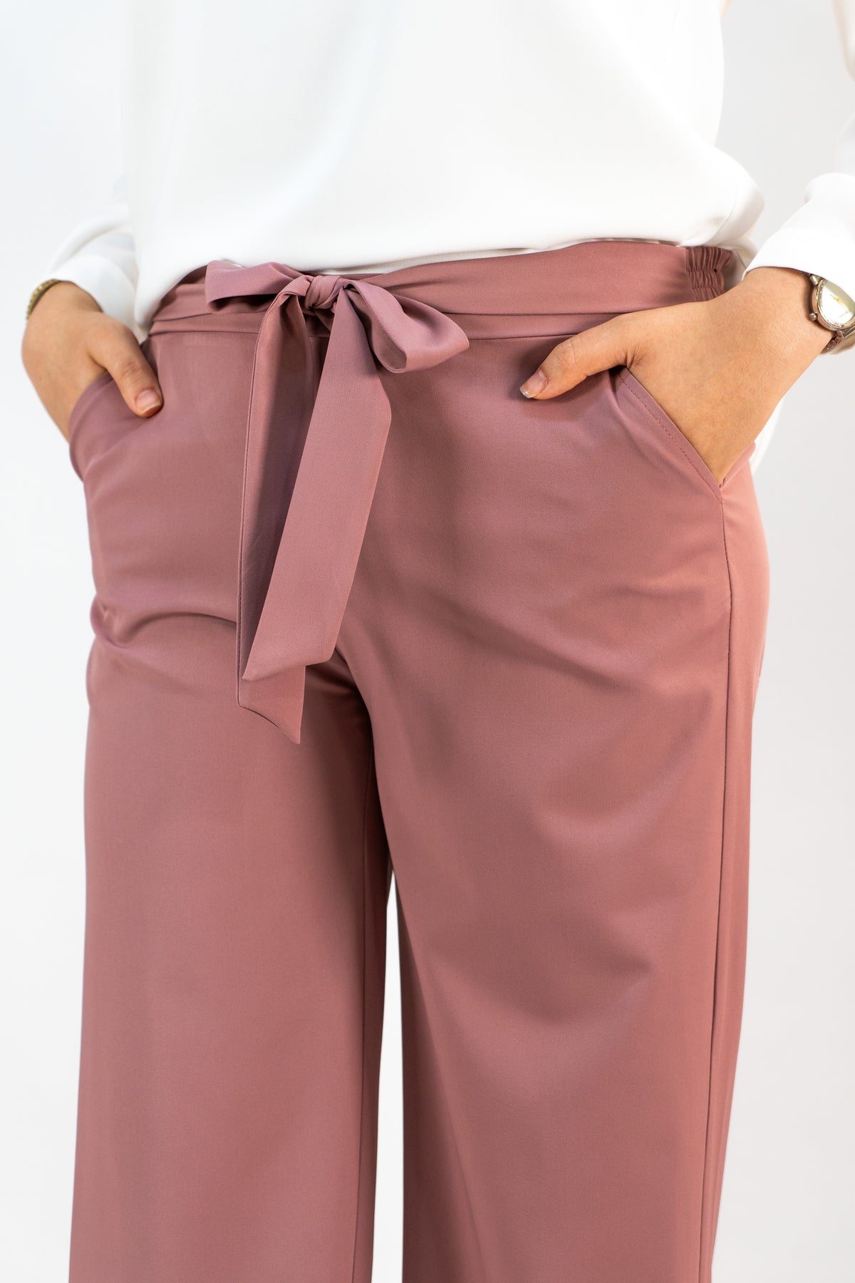 Pantalon Femme - Casual Large - Crêpe Prada