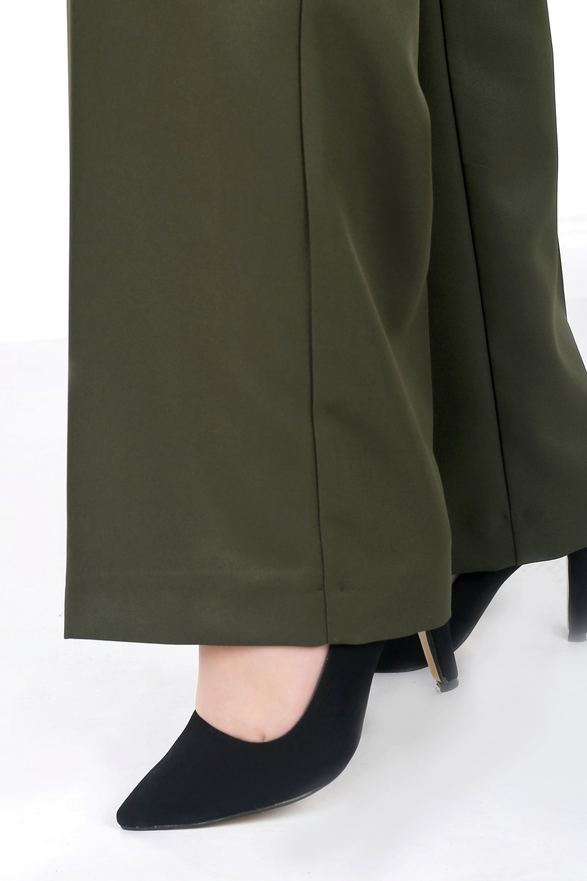 Pantalon Femme - Classique Large - Gabardine Tailleur