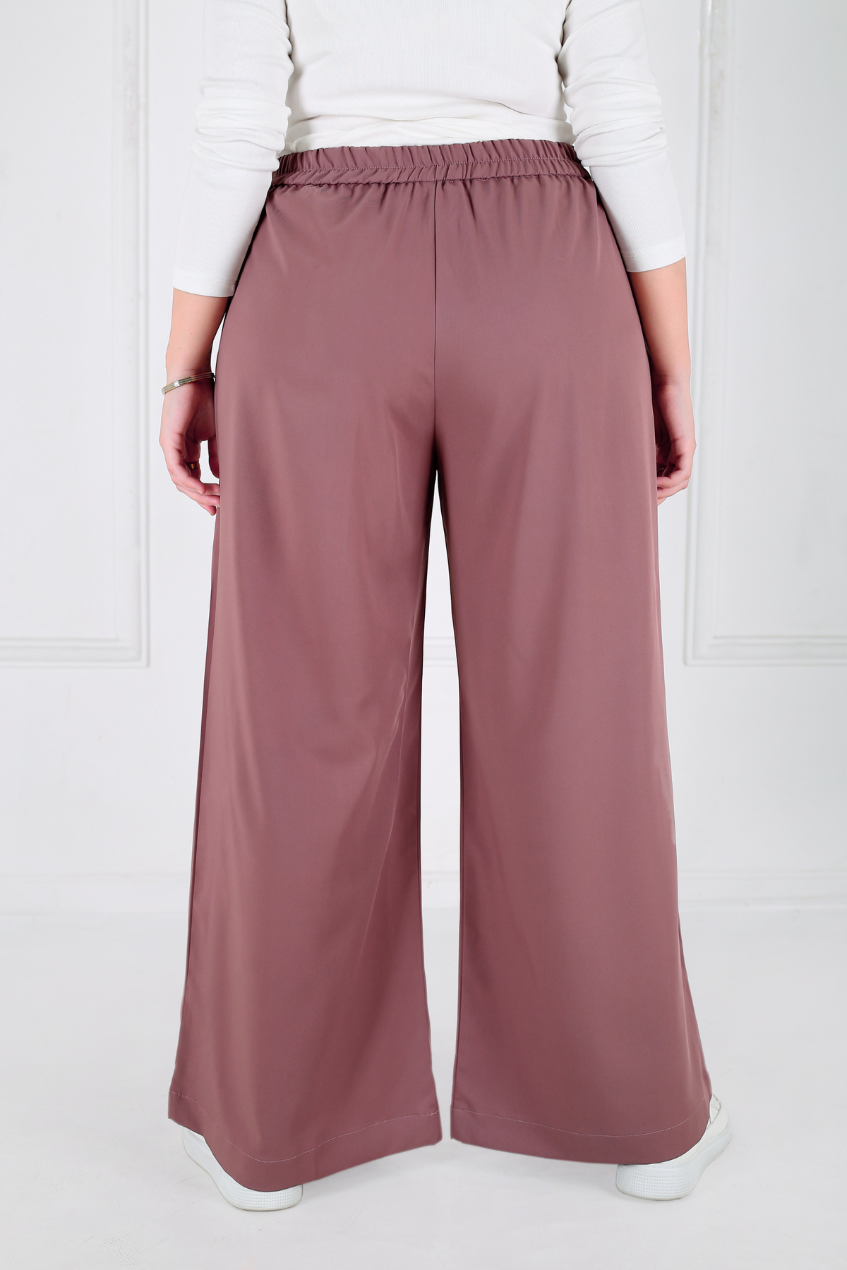 Pantalon Femme - Pantalon Jupe à  Grands Plis - Crêpe Pradda