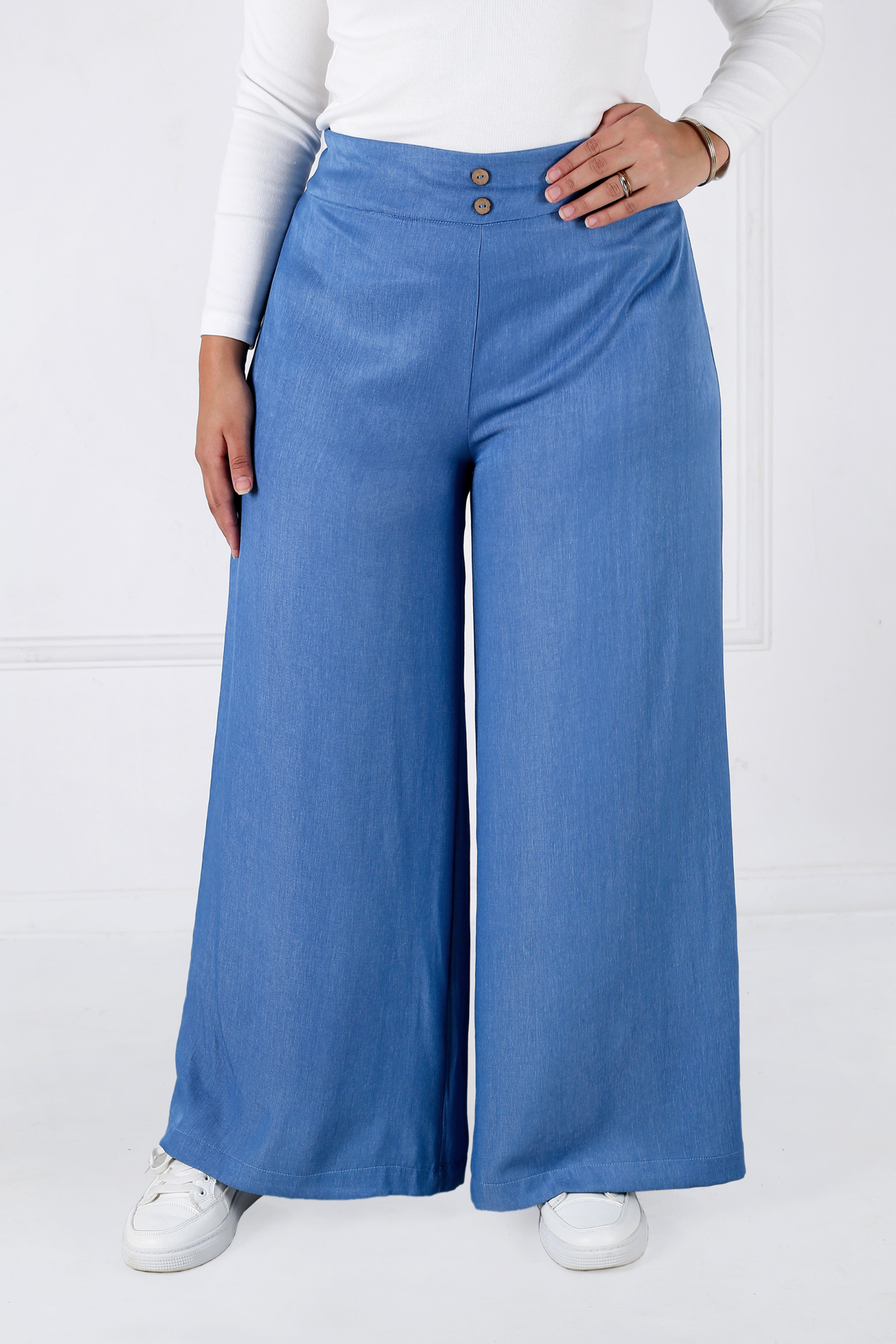 Pantalon Femme - Pantalon Jupe - Jean Tencel