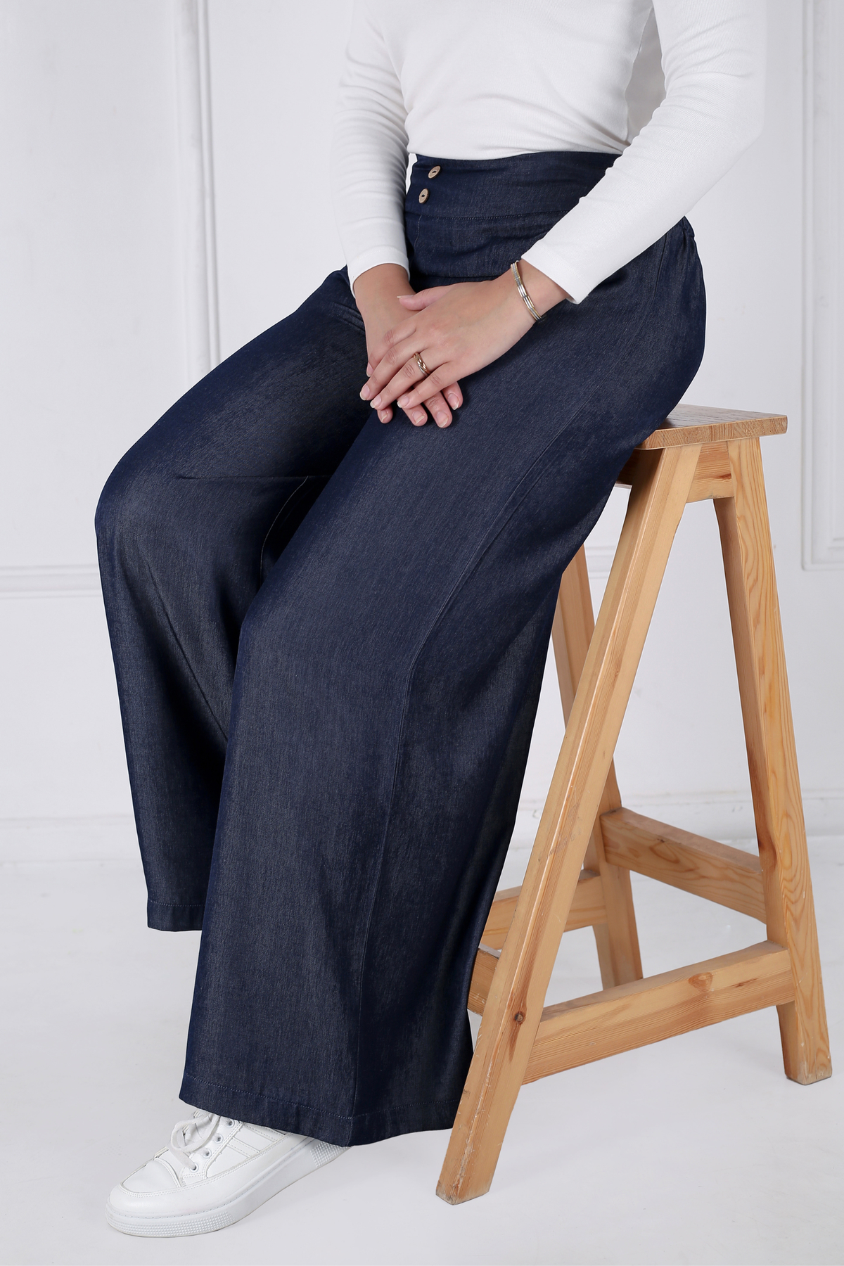 Pantalon Femme - Pantalon Jupe - Jean Tencel