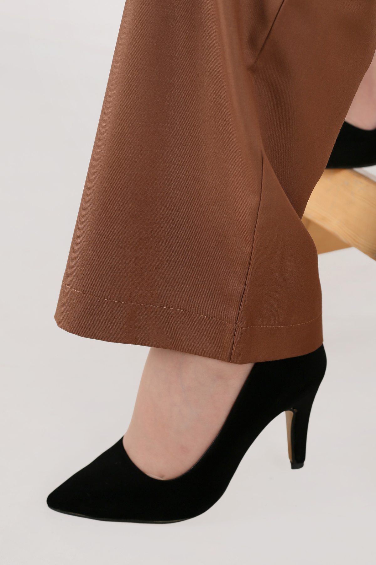 Pantalon Femme - Classique Droit - Twill Tailleur Léger
