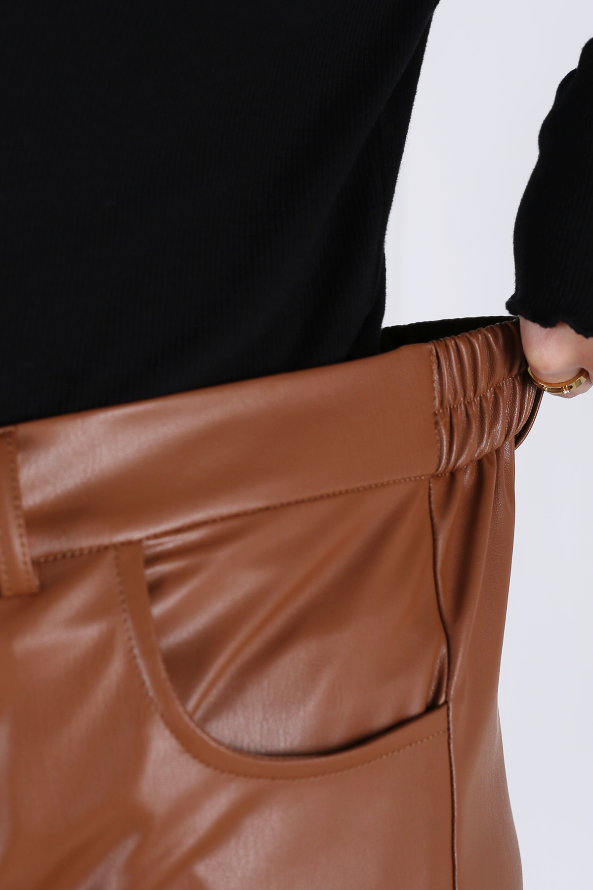 Pantalon Femme - Large - Sky Etirable (Simili Cuir)