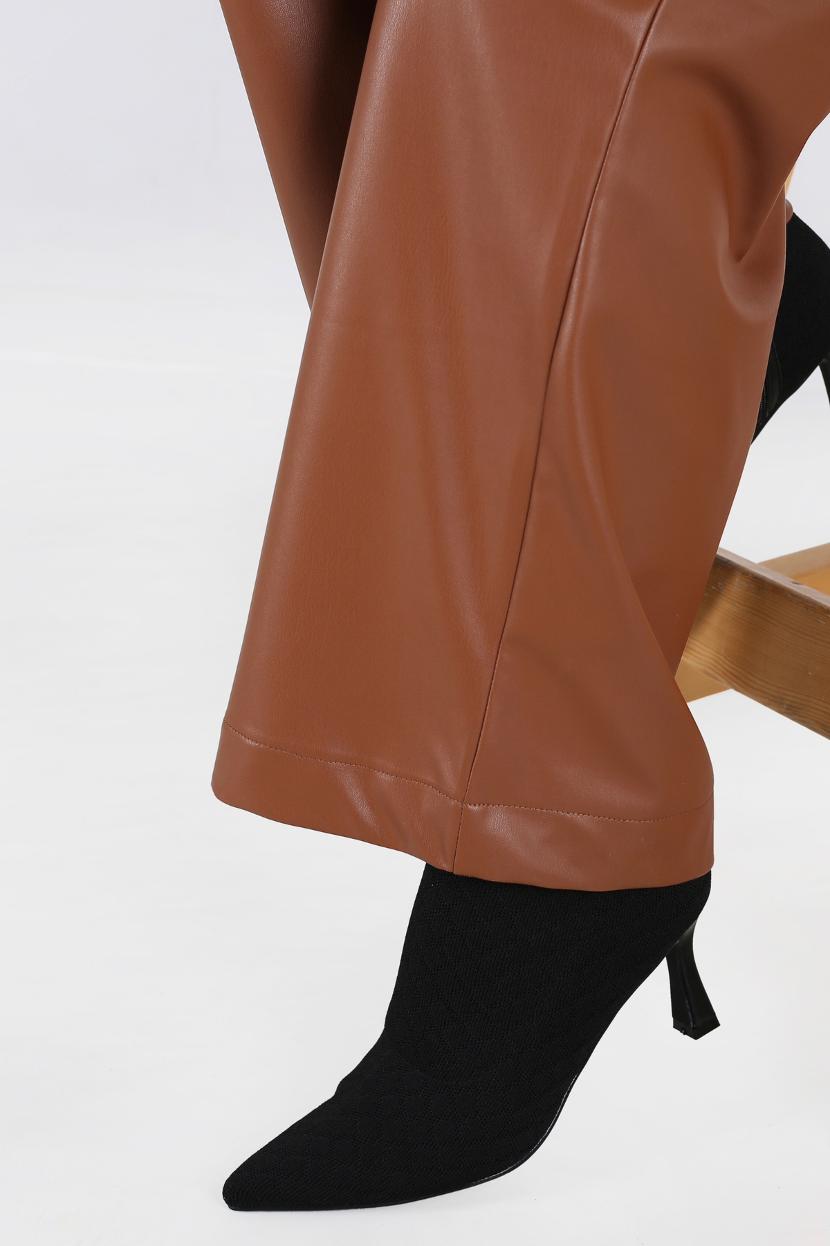 Pantalon Femme - Large - Sky Etirable (Simili Cuir)