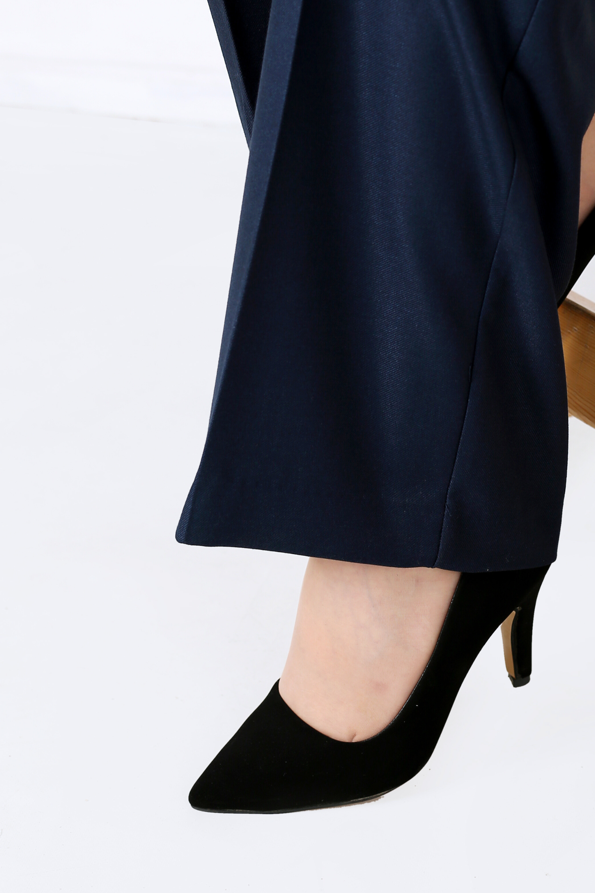 Pantalon Femme - Classique Large à Bouton - Flanelle Légère