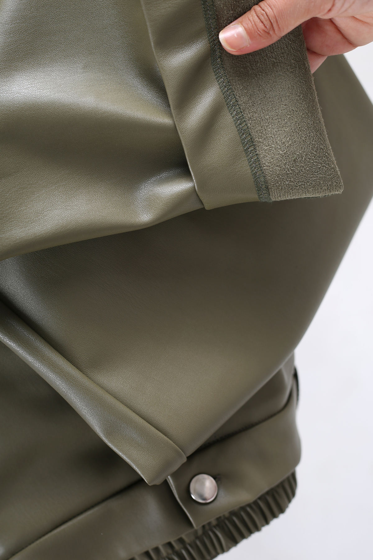 Pantalon Femme - Large Chaud - Simili Cuir Etirable