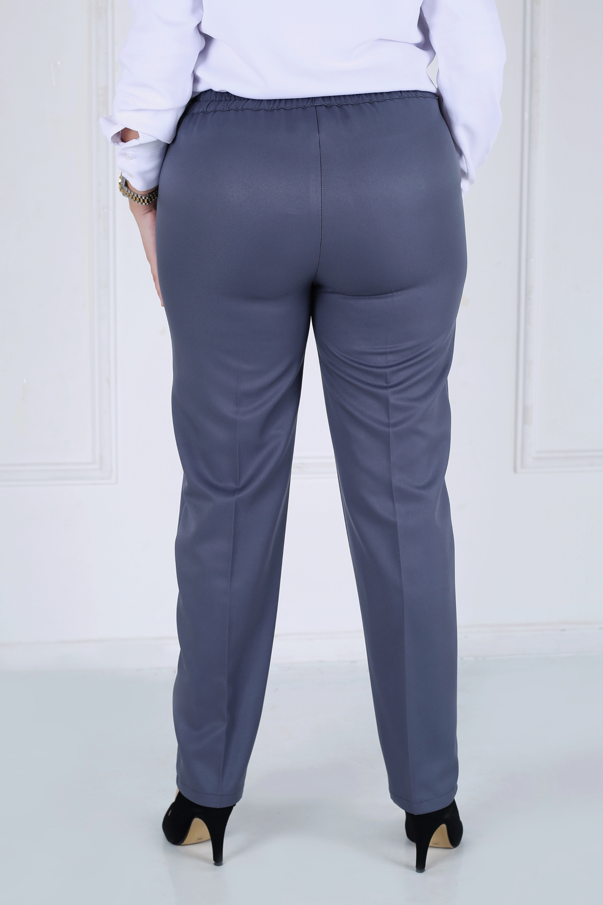 Pantalon Femme - Classique Droit - Gabardine Tailleur