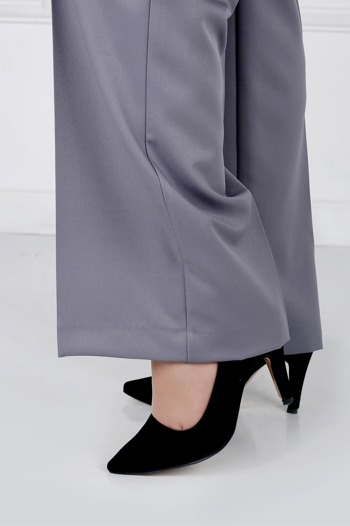Pantalon Femme - Classique Large - Gabardine Tailleur