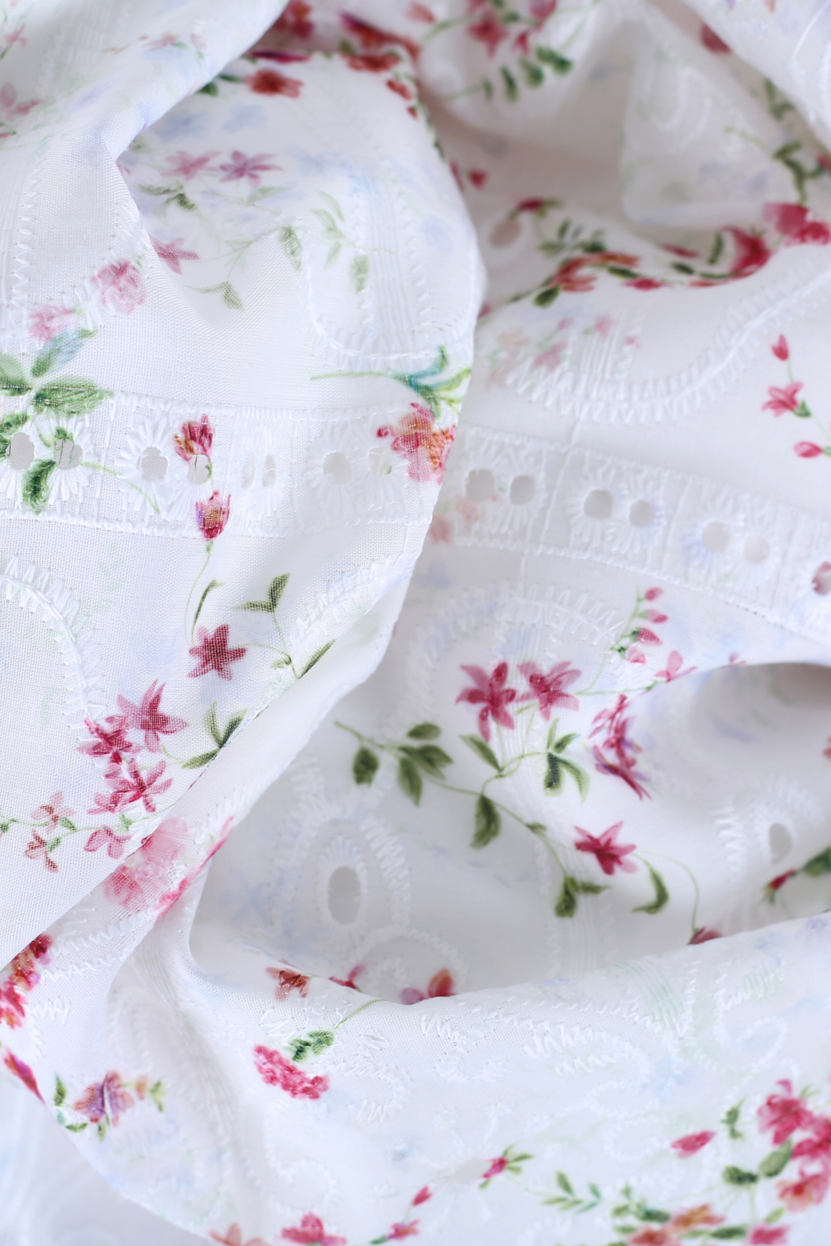 Jupe Longue Avec Doublure - Broderie Anglaise