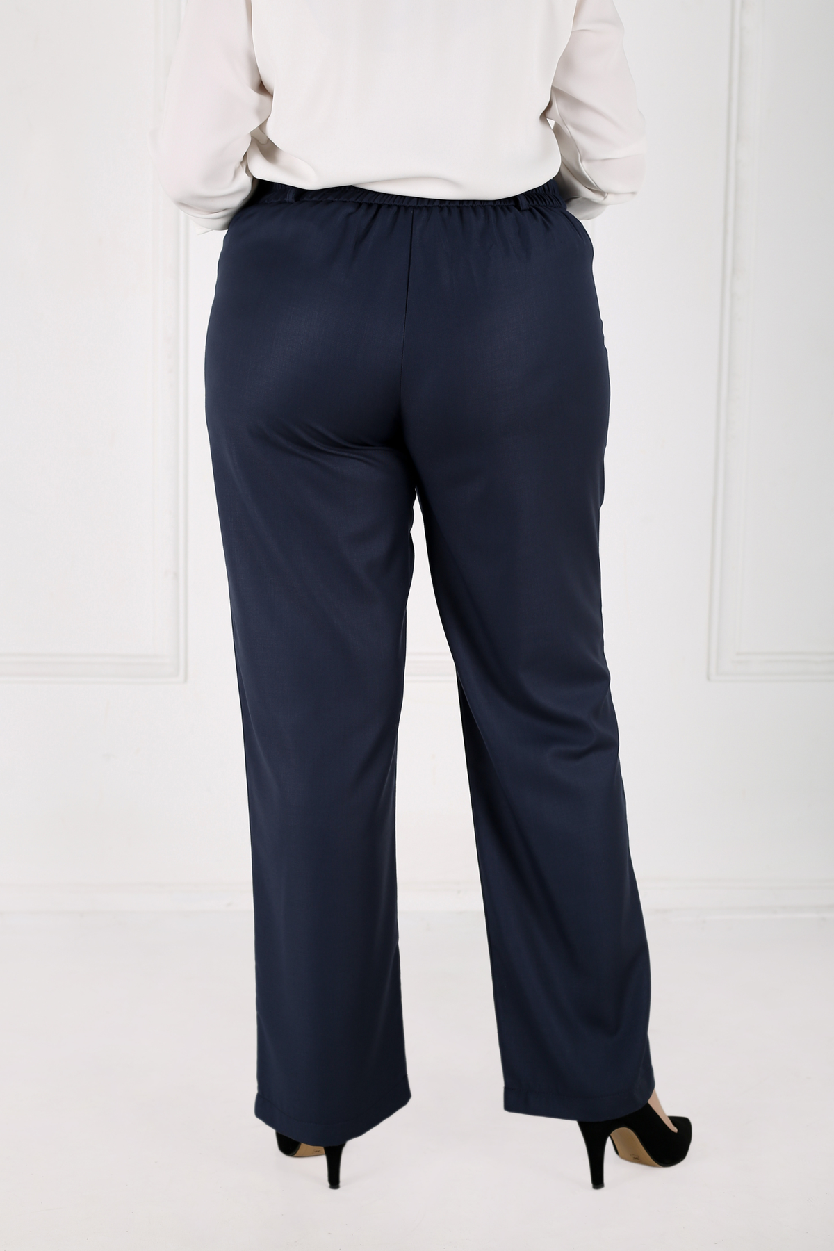 Pantalon Femme - Classique Droit - Twill Tailleur Léger