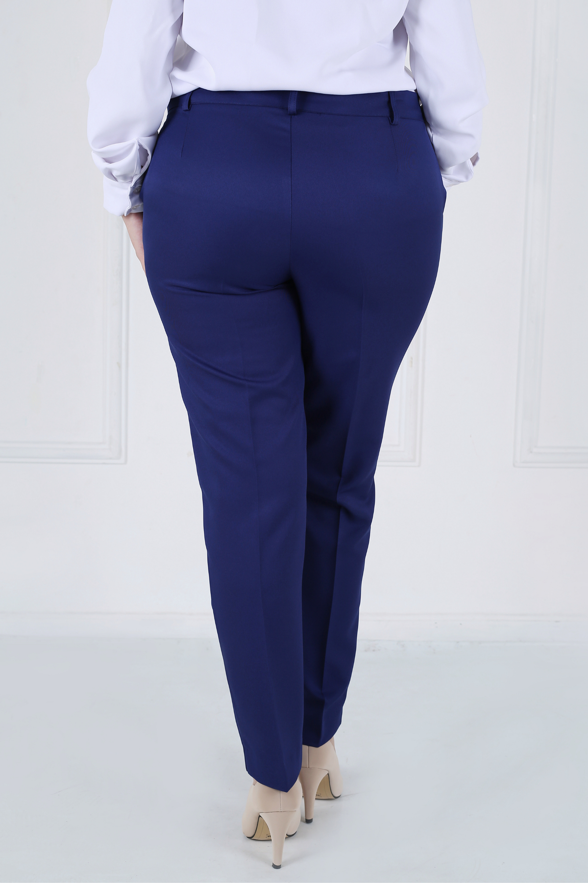 Pantalon Femme - Classique à fentes - Gabardine Tailleur