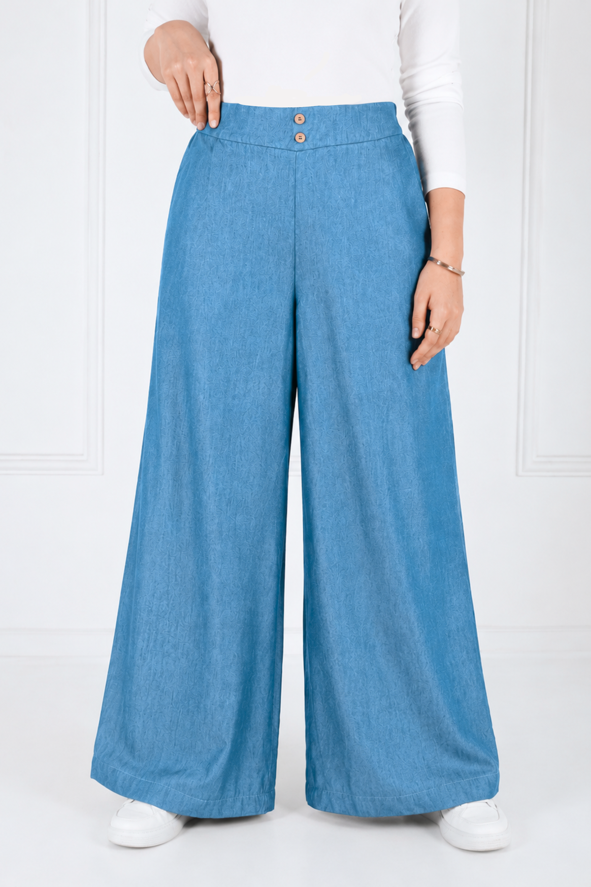 Pantalon Femme - Pantalon Jupe - Jean Tencel