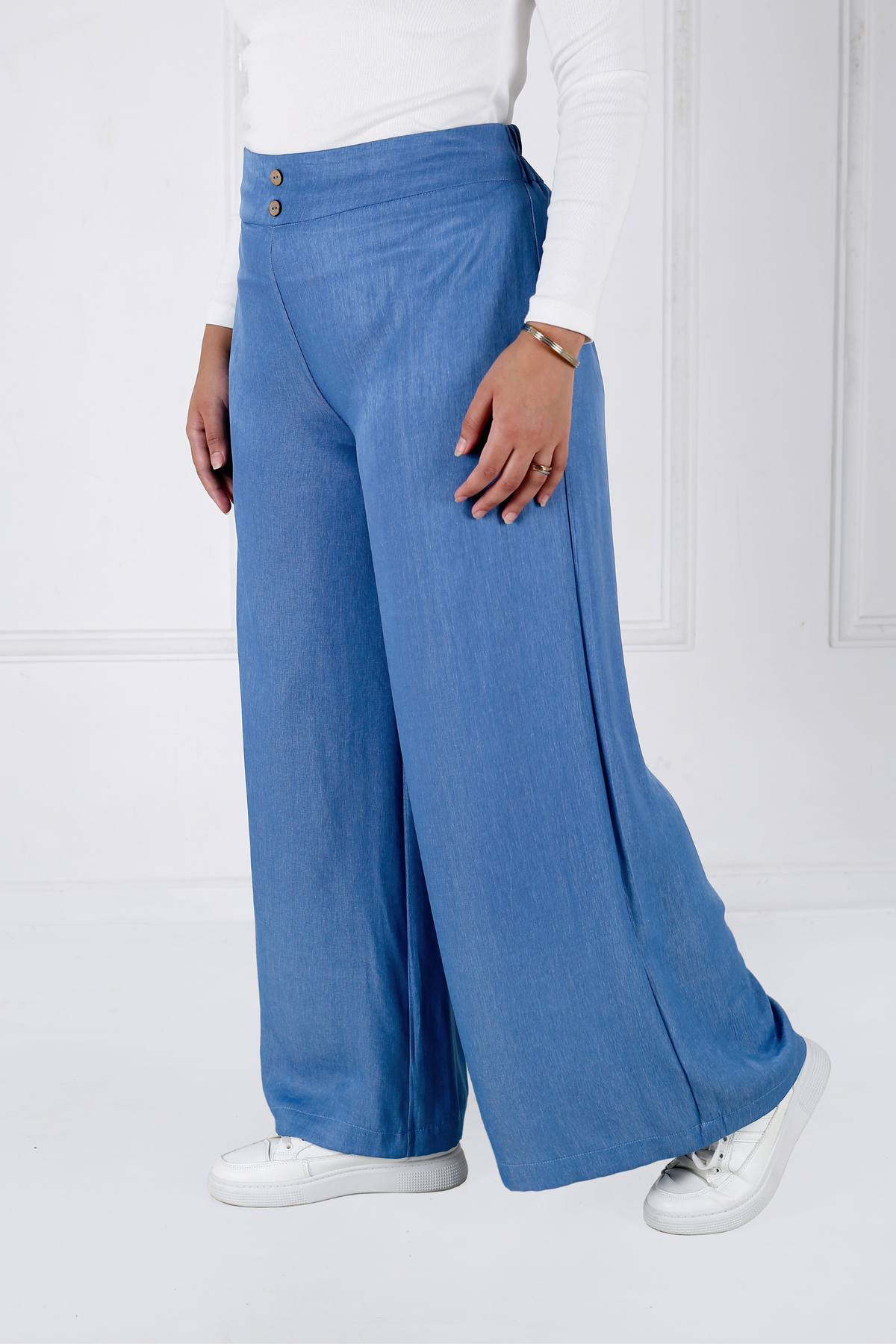 Pantalon Femme - Pantalon Jupe - Jean Tencel