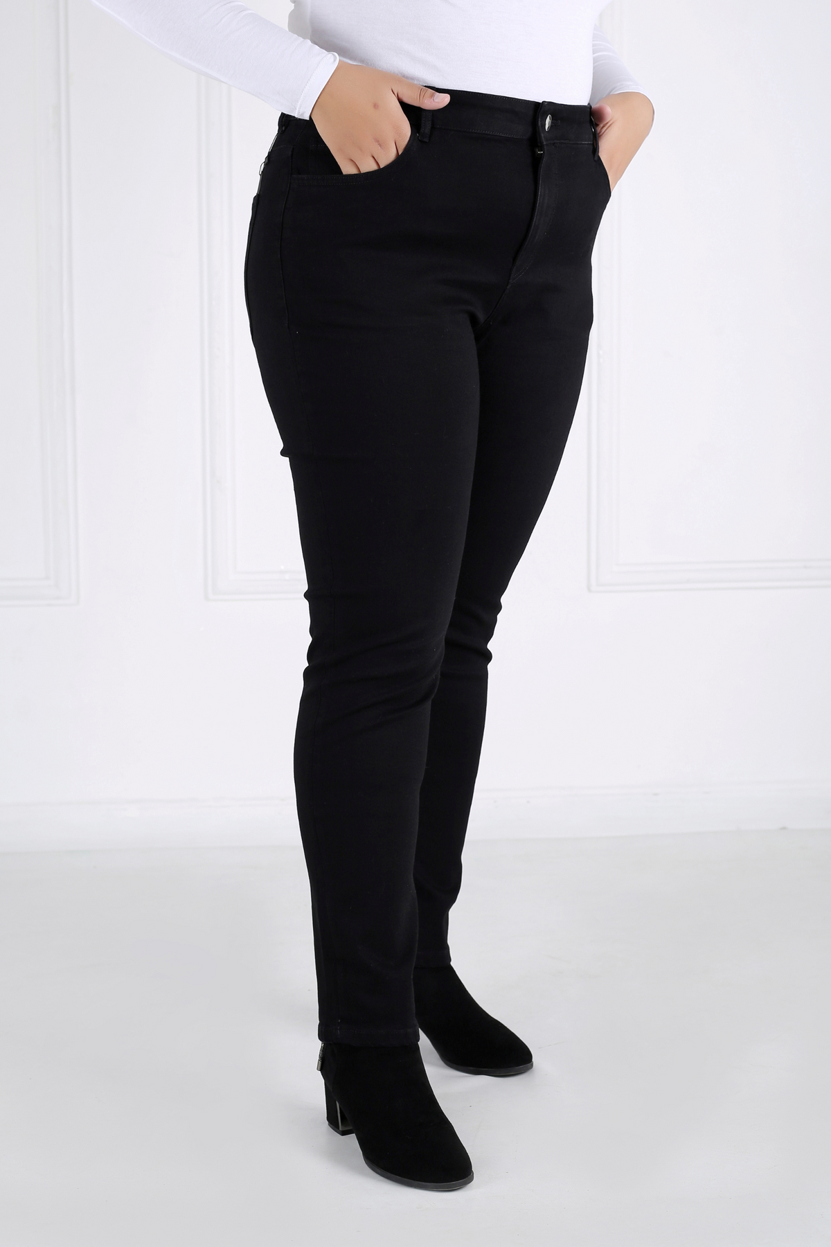 Pantalon Femme - Jean Taille Haute