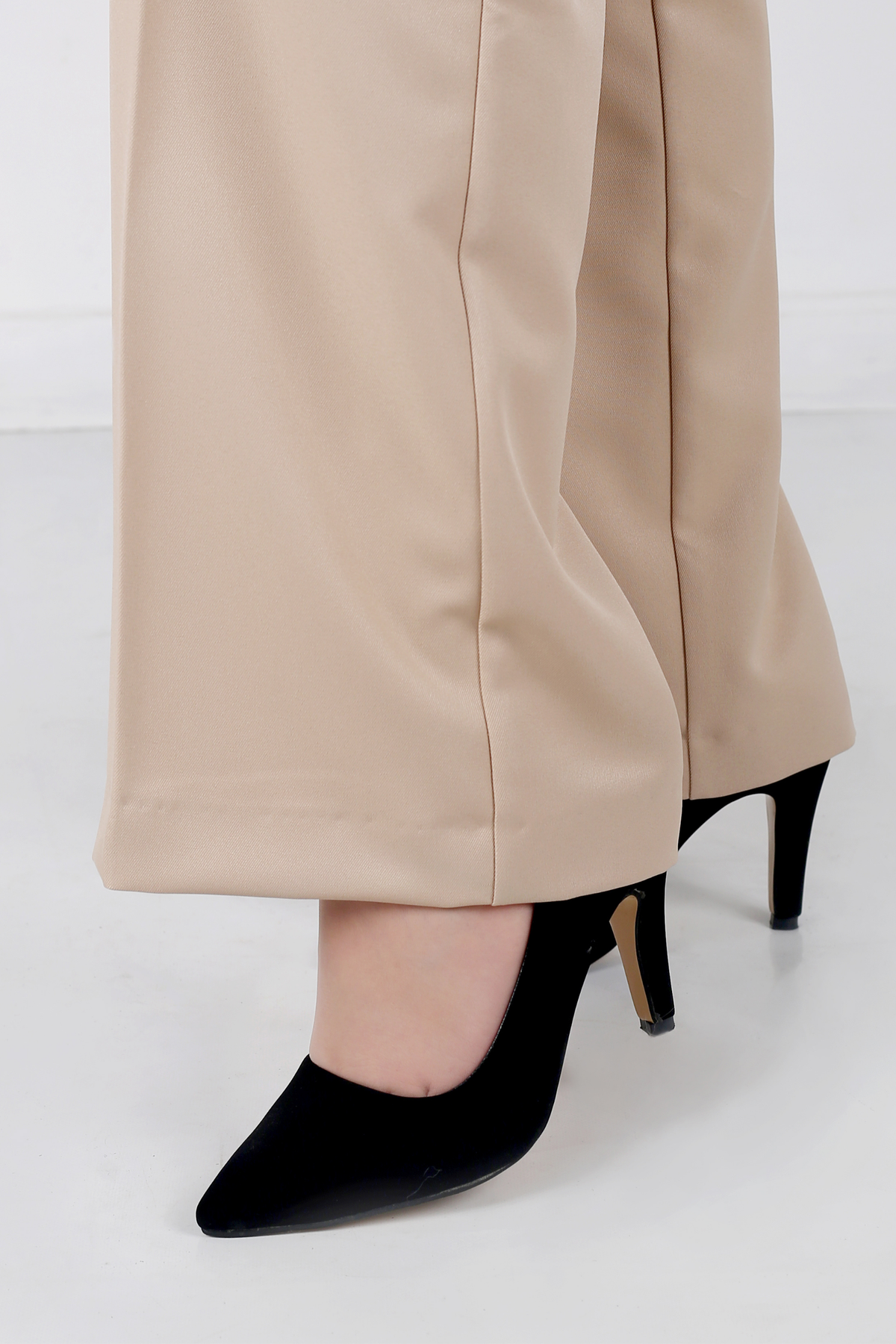Pantalon Femme - Classique Large - Gabardine Tailleur