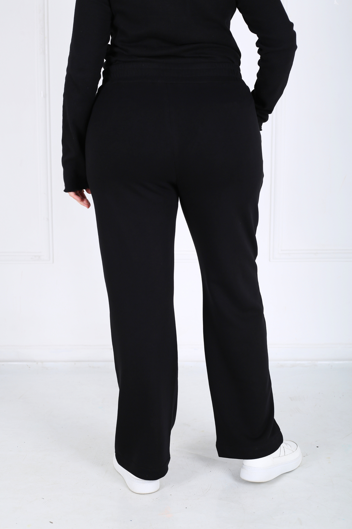 Pantalon Femme - Droit Poches Zippées CE - Molleton Chaud