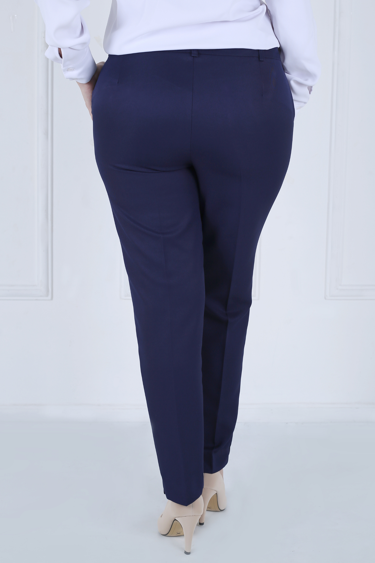 Pantalon Femme - Classique à fentes - Gabardine Tailleur