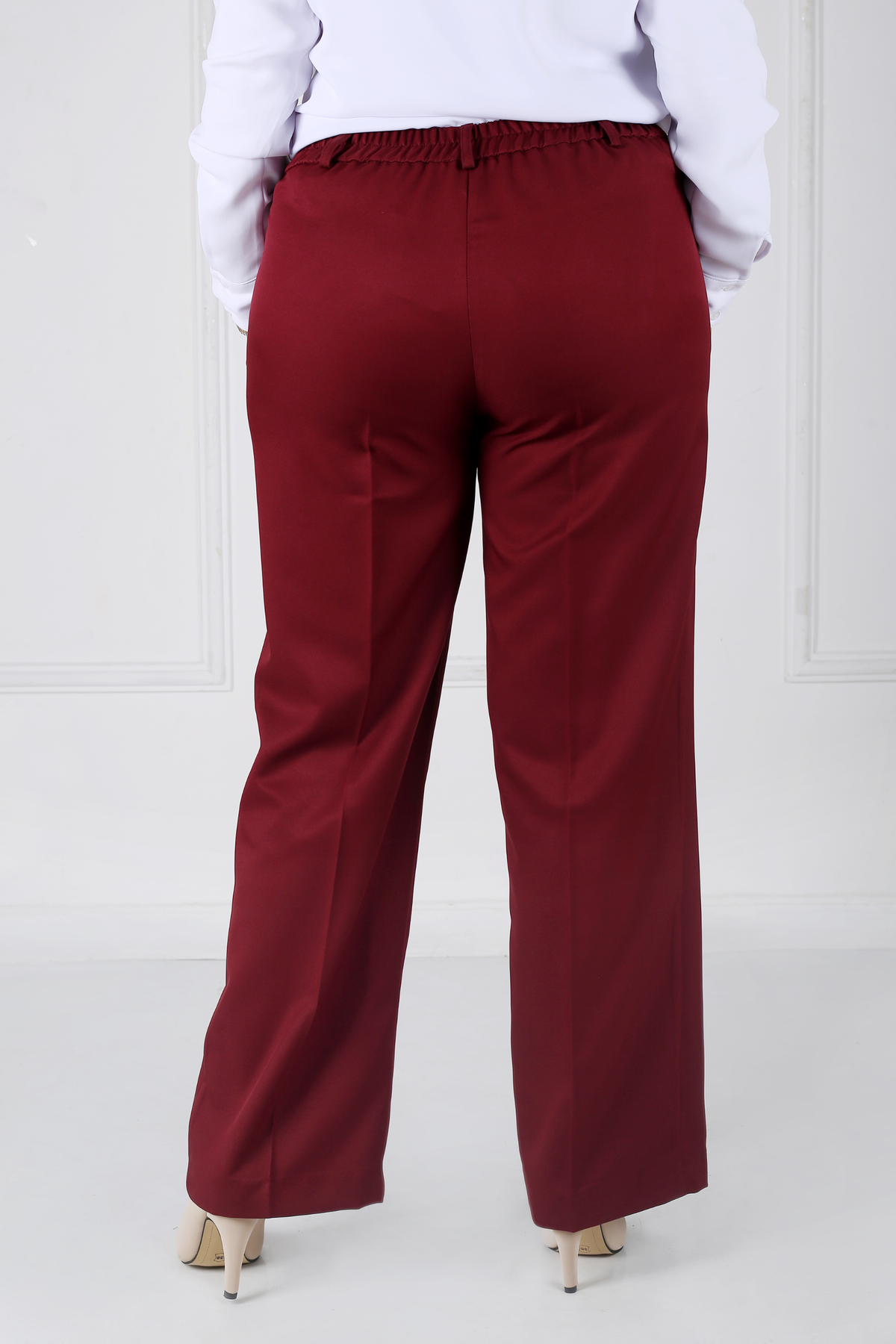 Pantalon Femme - Classique Large - Gabardine Tailleur