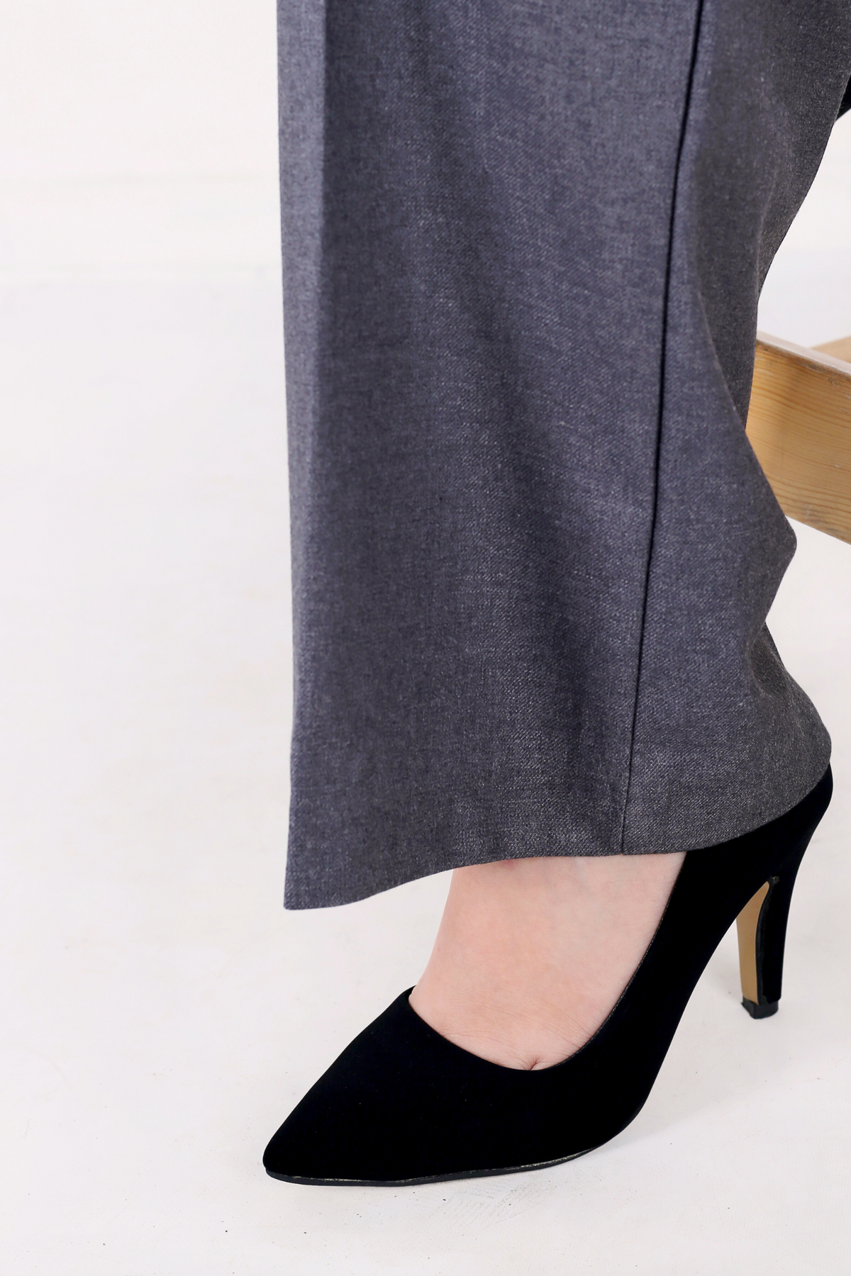Pantalon Femme - Classique Large Chaud - Flanelle Drapée
