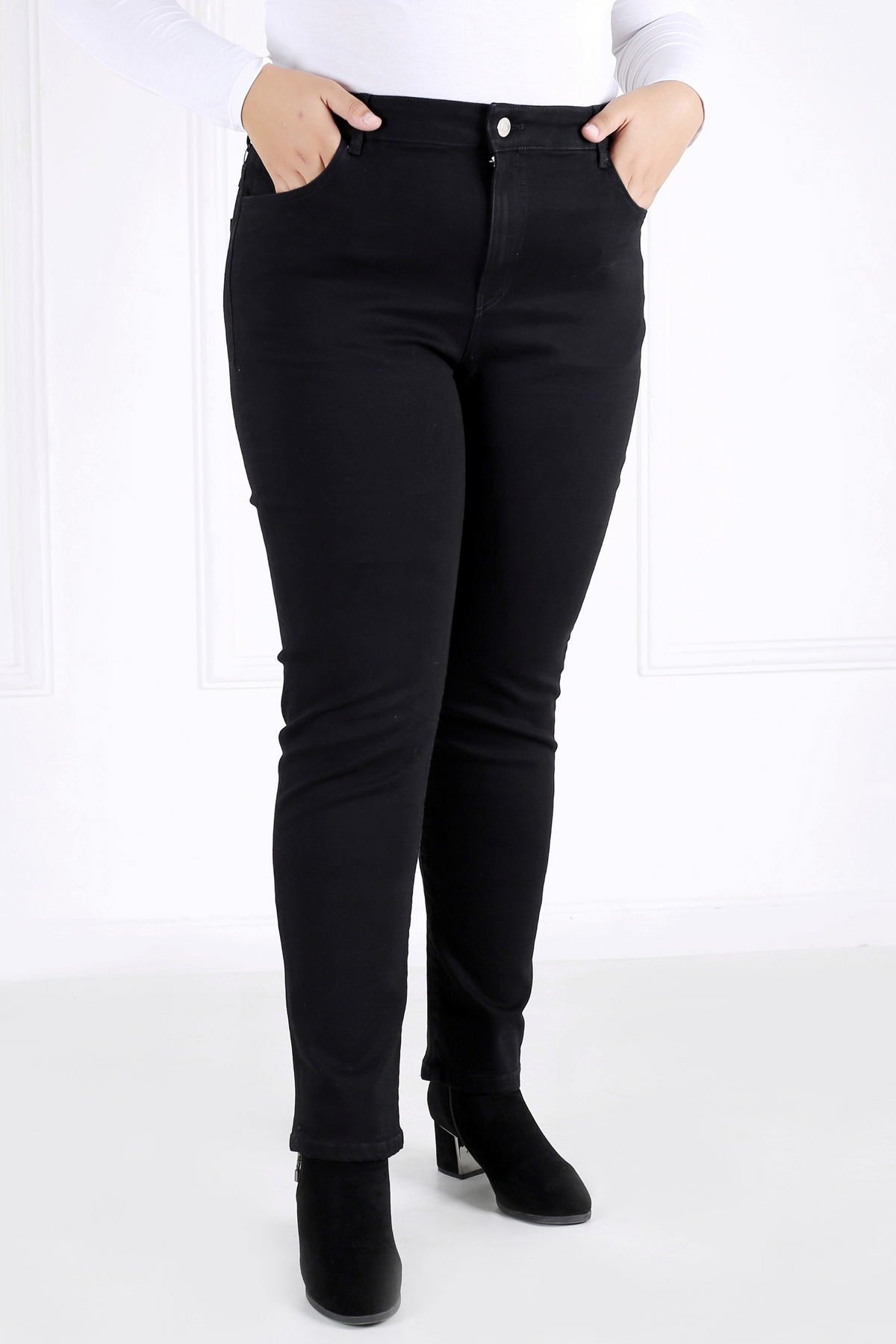 Pantalon Femme - Jean Taille Haute