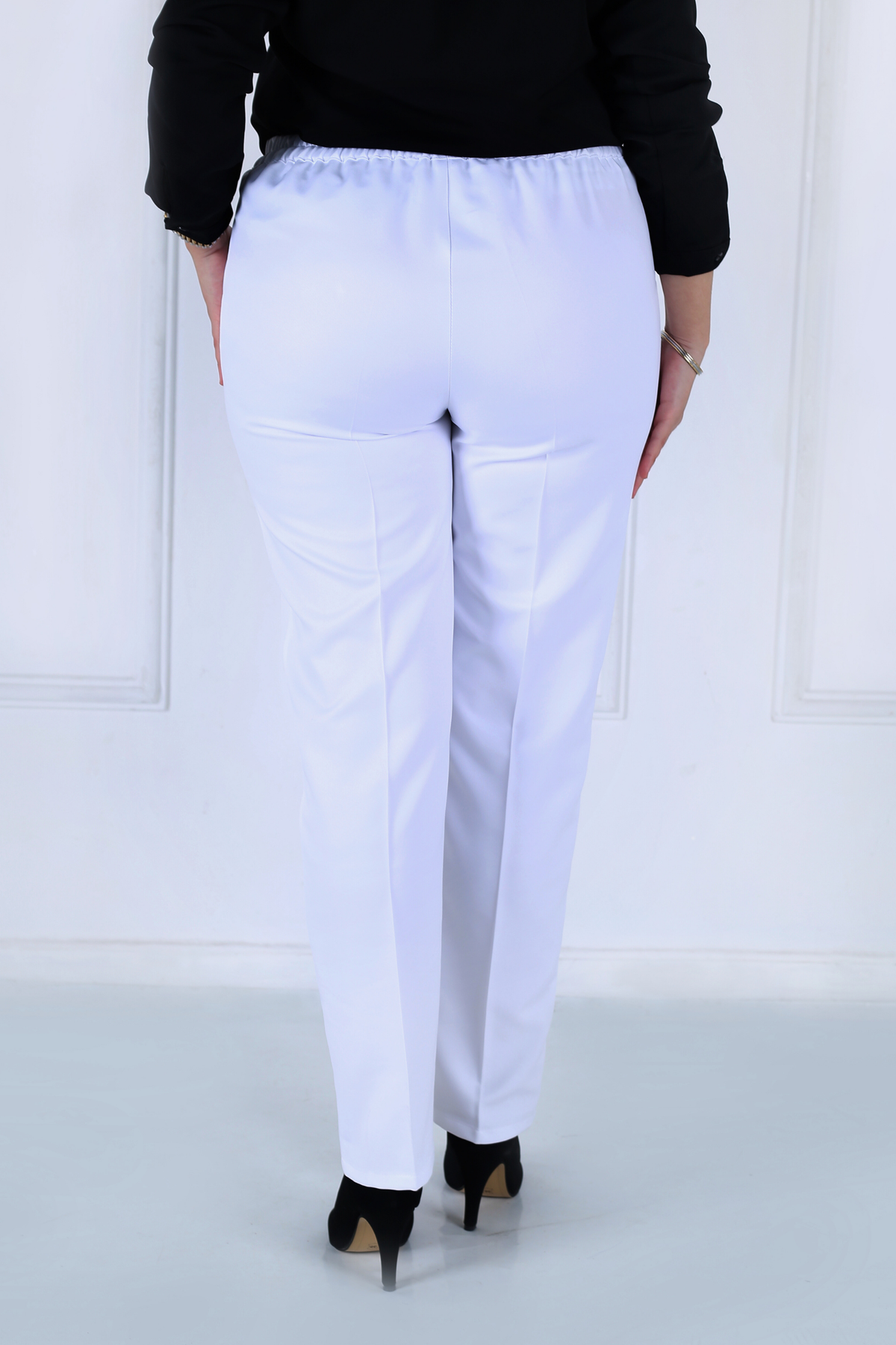 Pantalon Femme - Classique Droit - Gabardine Tailleur