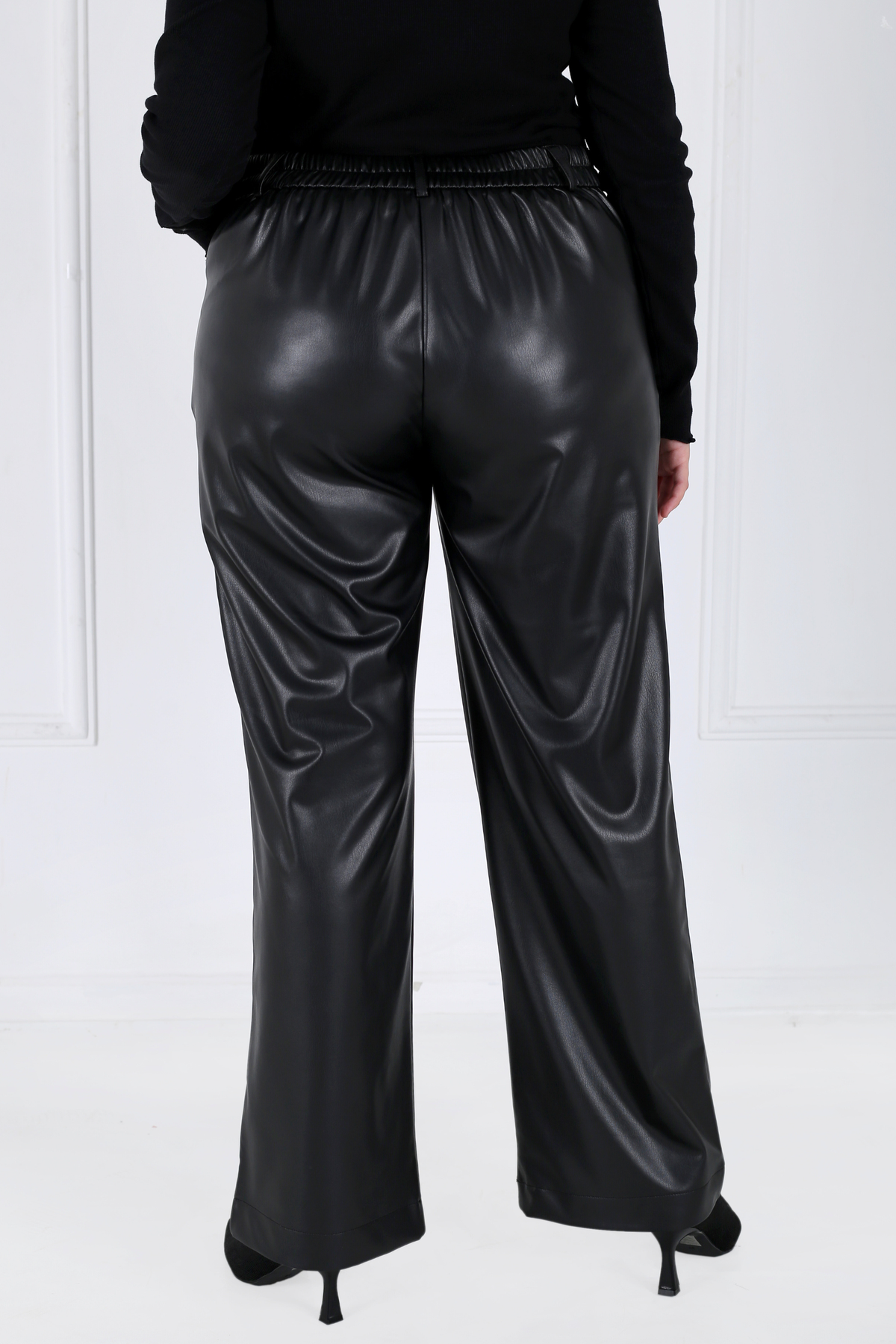 Pantalon Femme - Large - Sky Etirable (Simili Cuir)