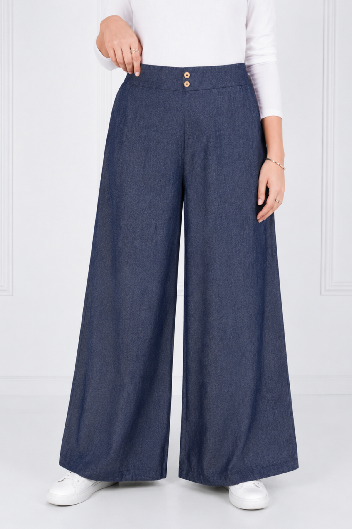 Pantalon Femme - Pantalon Jupe - Jean Tencel