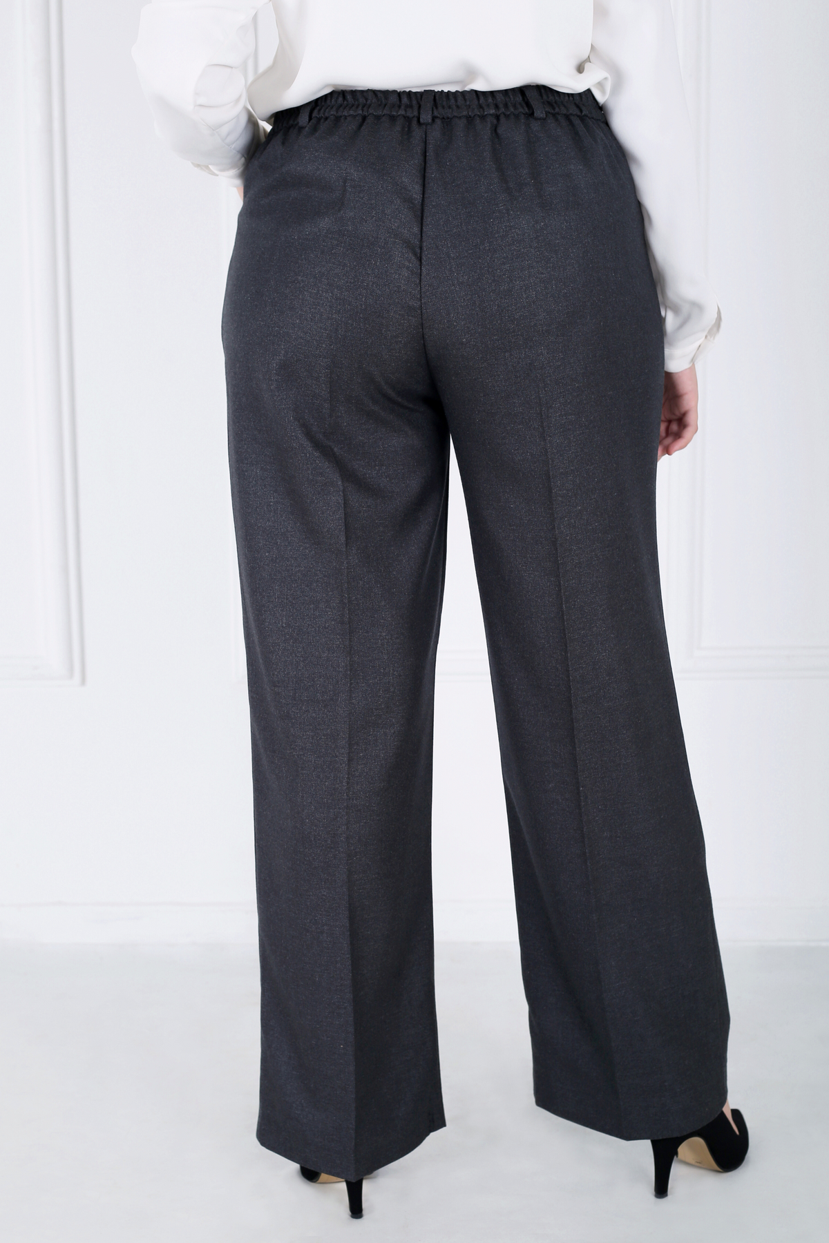 Pantalon Femme - Classique Large Chaud - Flanelle Drapée