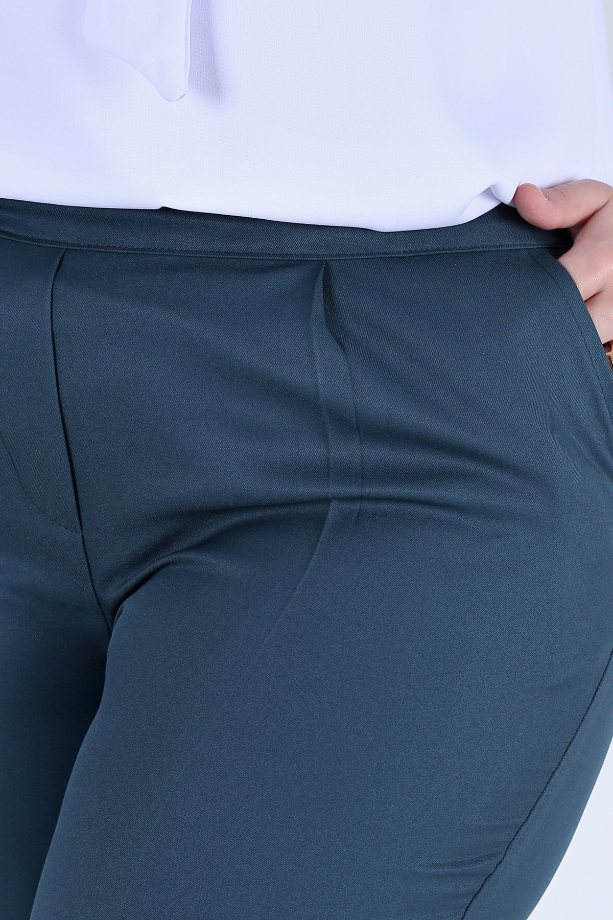 Pantalon Femme - Classique Droit - Gabardine Tailleur