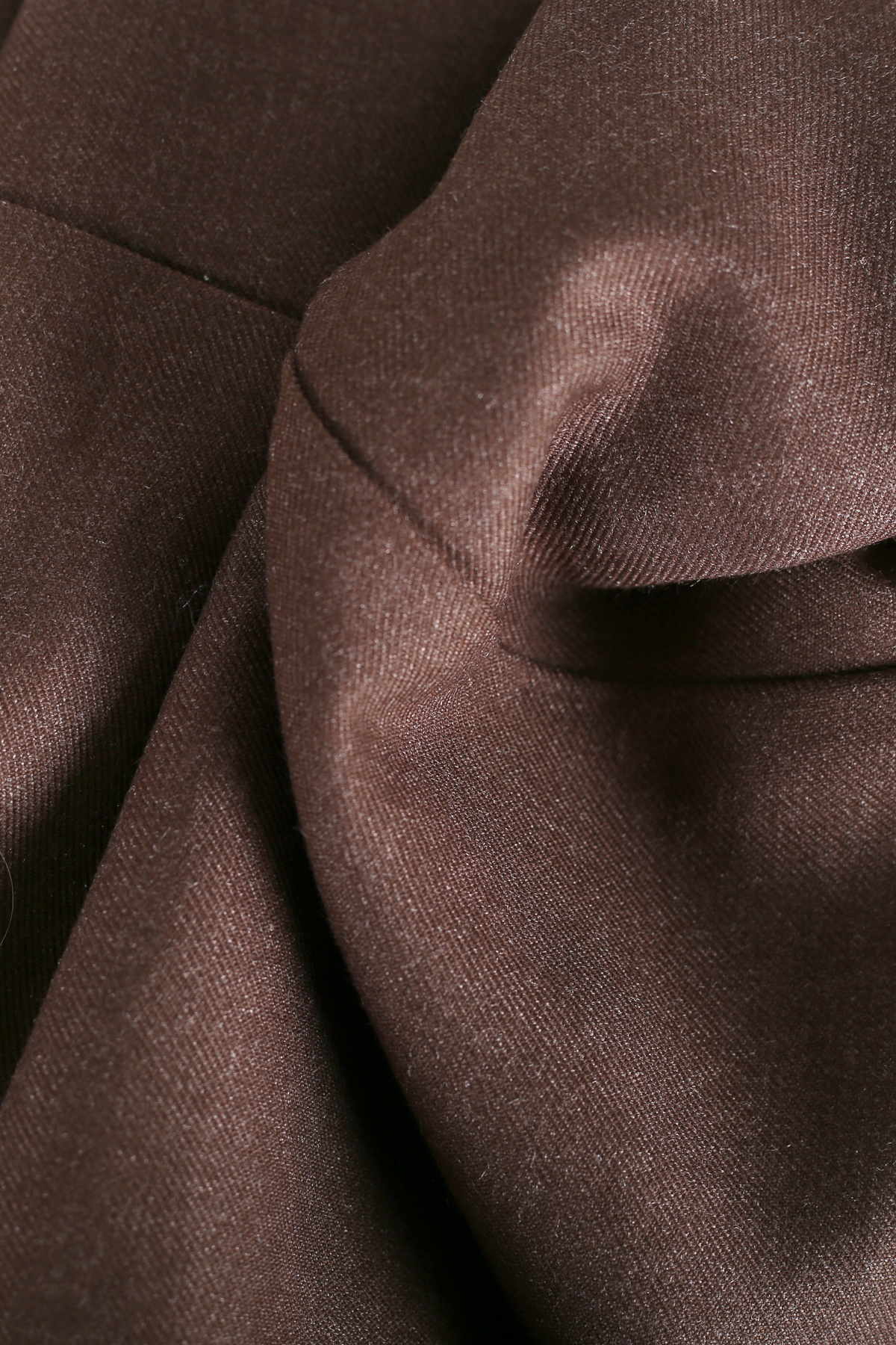 Pantalon Femme - Classique Droit - Flanelle Drapée