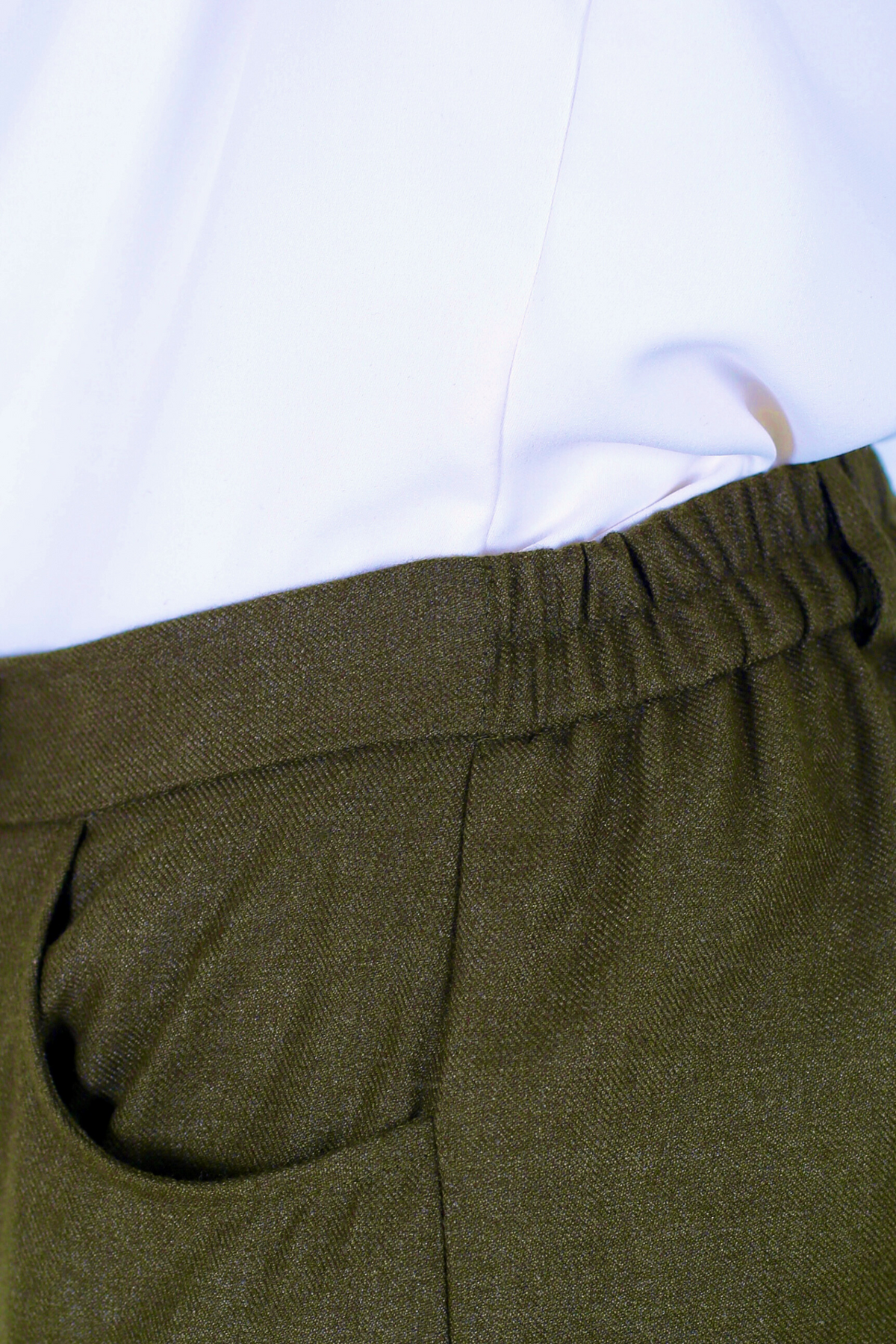 Pantalon Femme - Classique Large Chaud - Flanelle Drapée