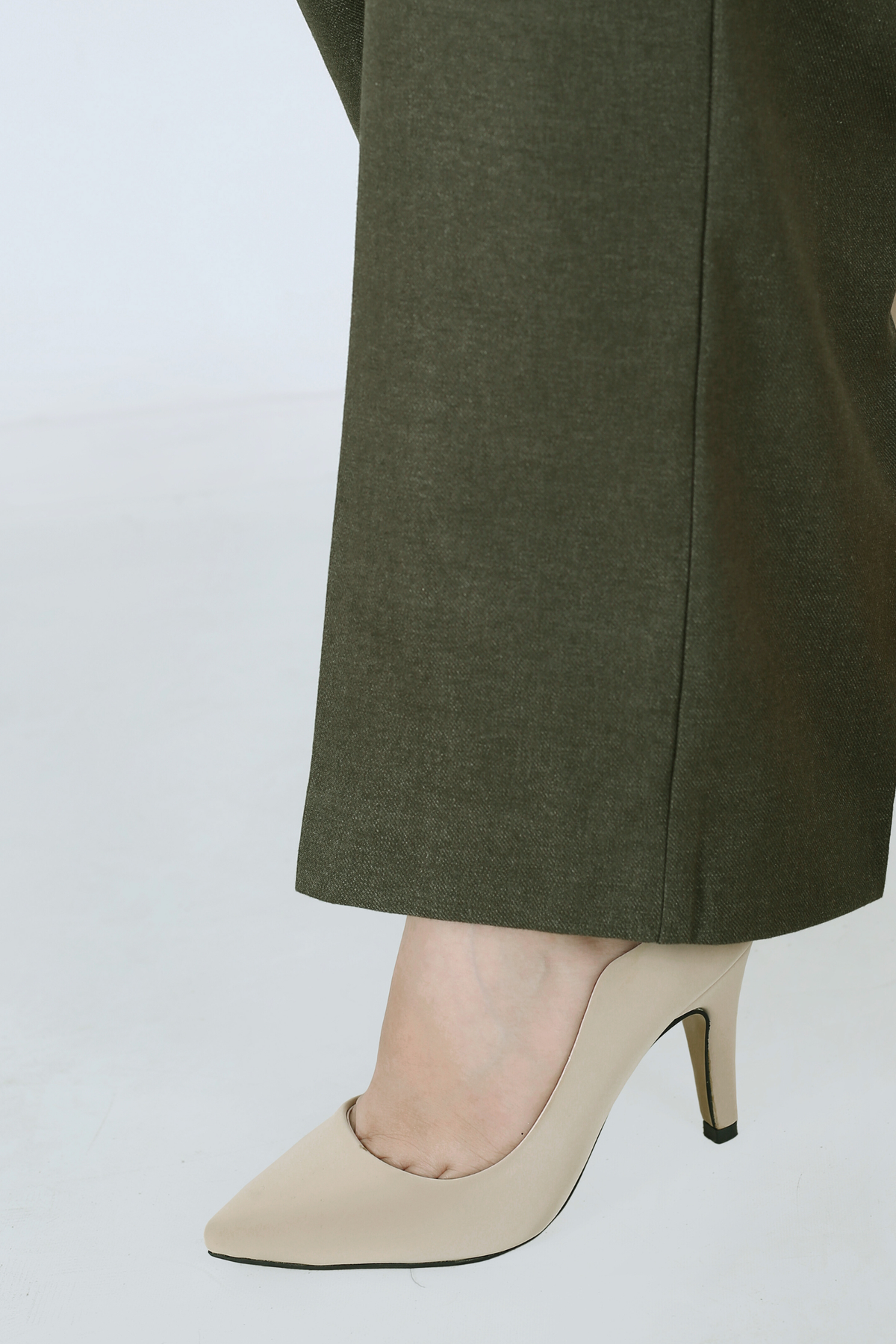 Pantalon Femme - Classique Large Chaud - Flanelle Drapée