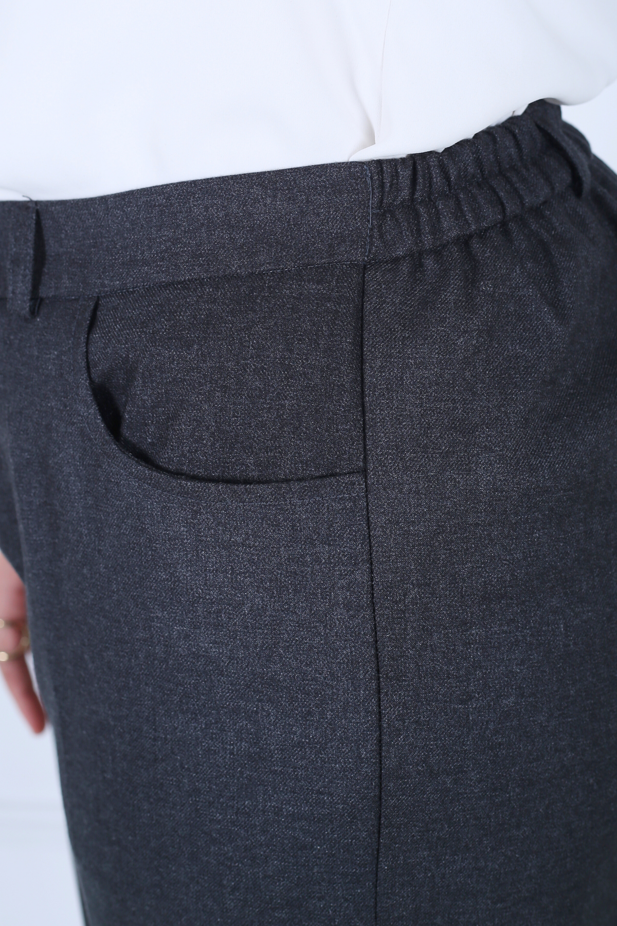 Pantalon Femme - Classique Large Chaud - Flanelle Drapée