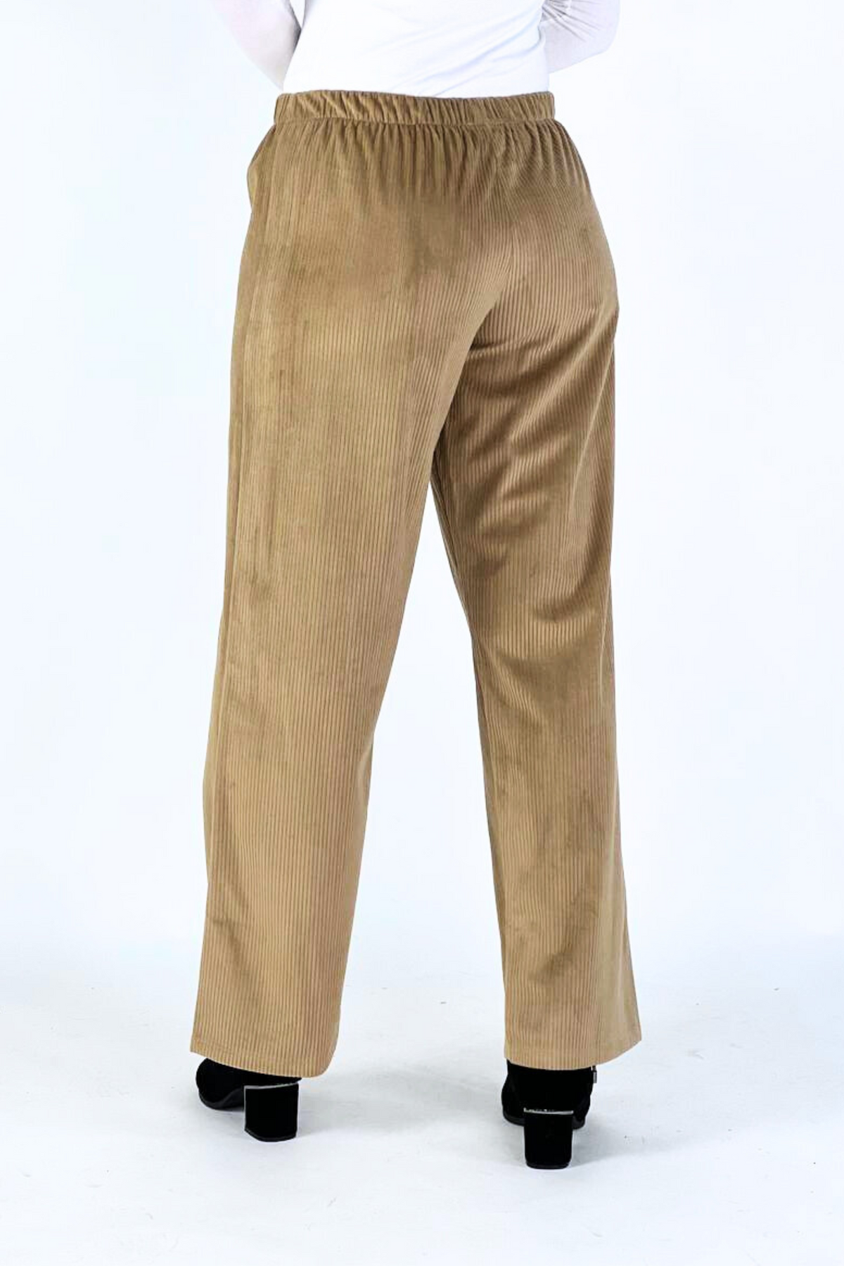 Pantalon Femme - Casual Large - Velours Côtelé Doux