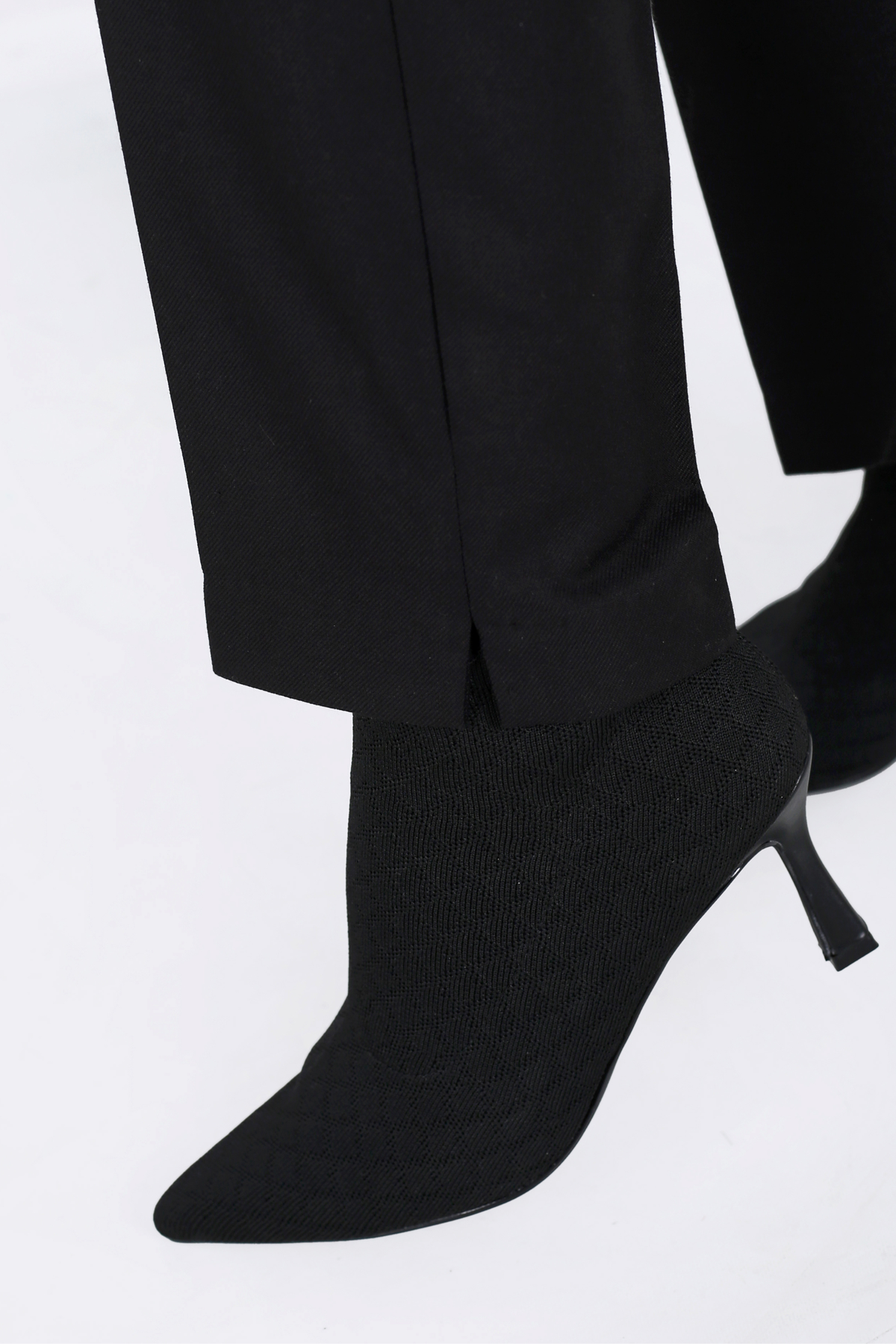 Pantalon Femme - Classique à Fentes Chaud - Flanelle Drapée