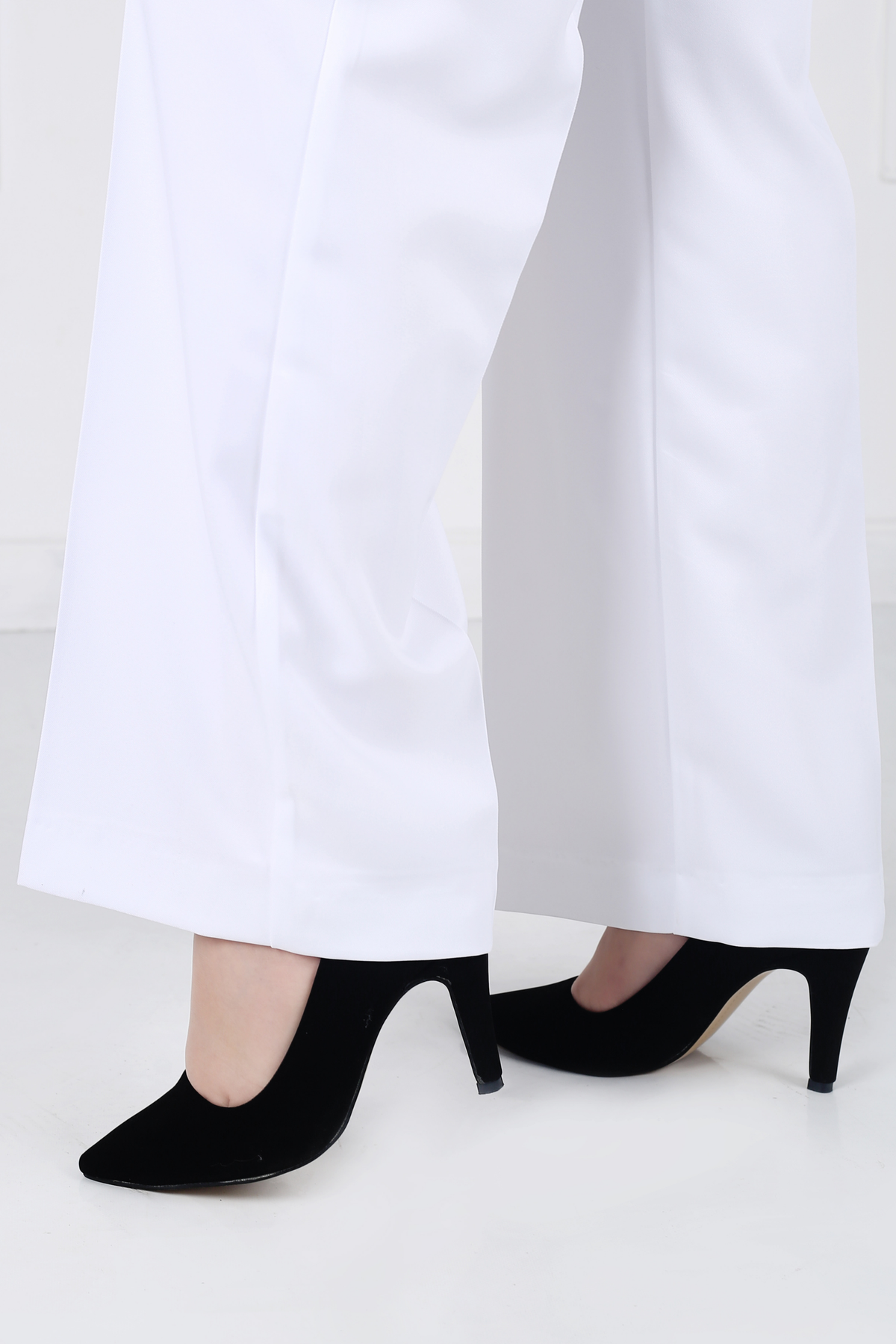 Pantalon Femme - Classique Large - Gabardine Tailleur