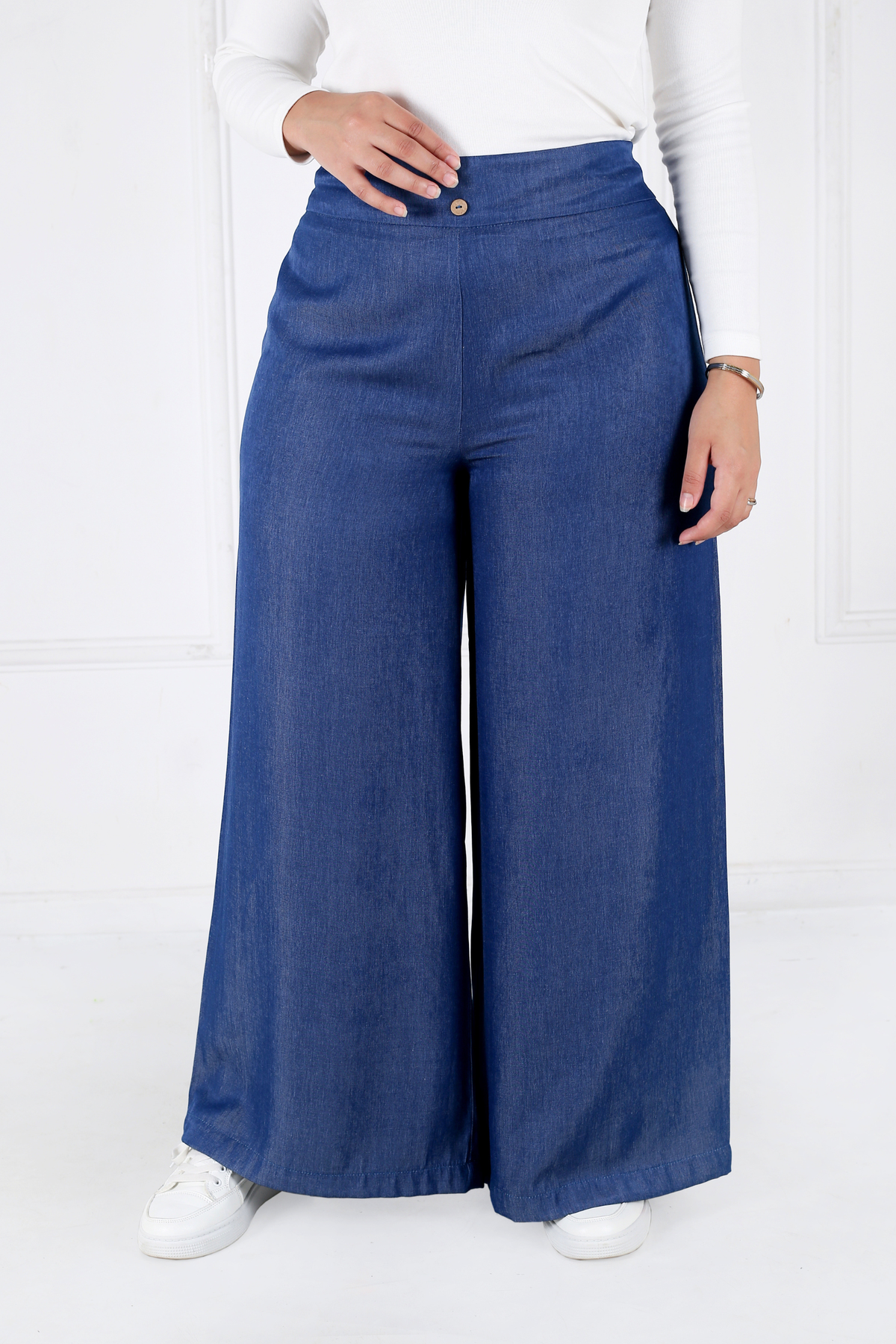 Pantalon Femme - Pantalon Jupe - Jean Tencel