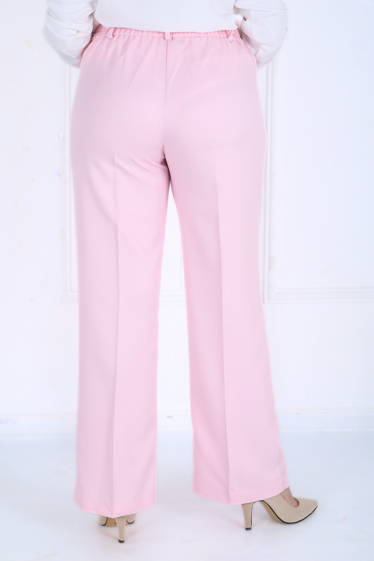 Pantalon Femme - Classique Large - Gabardine Tailleur