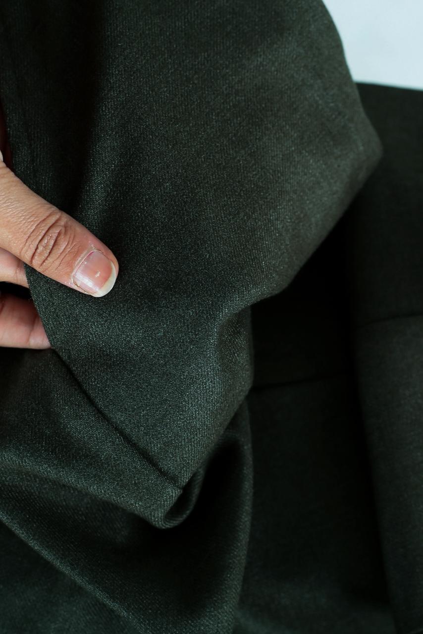 Pantalon Femme - Classique à Fentes CE Chaud - Flanelle Drapée