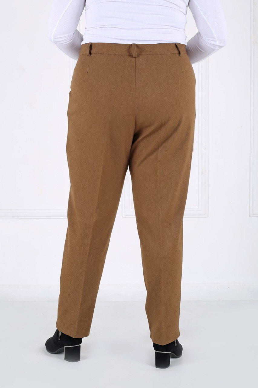 Pantalon Femme - Classique à Fentes - Flanelle
