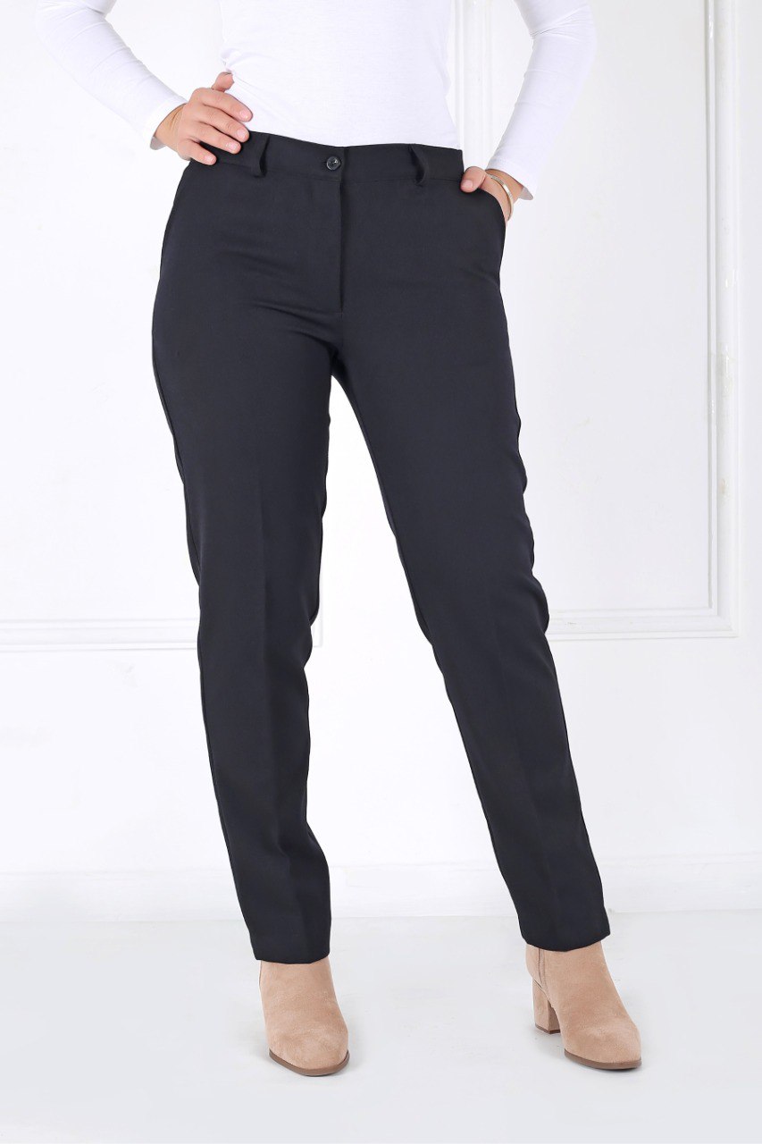Pantalon Femme - Classique à Fentes - Flanelle