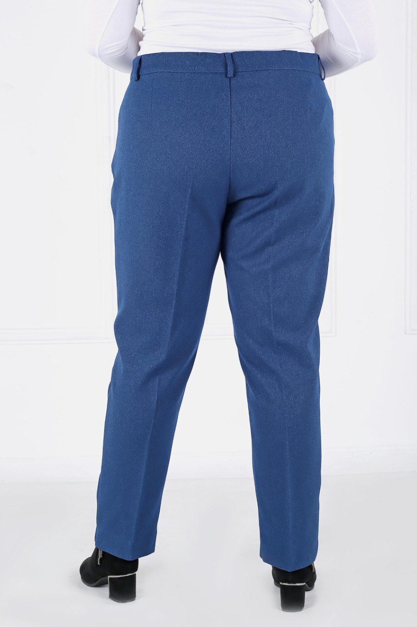 Pantalon Femme - Classique à Fentes - Flanelle